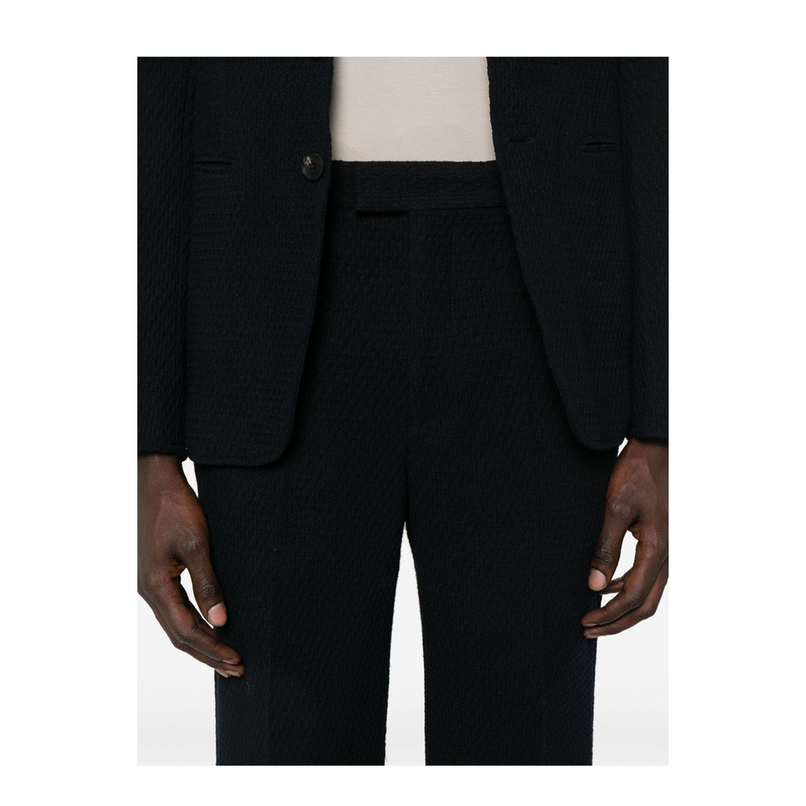 Wool Trousers - Blue