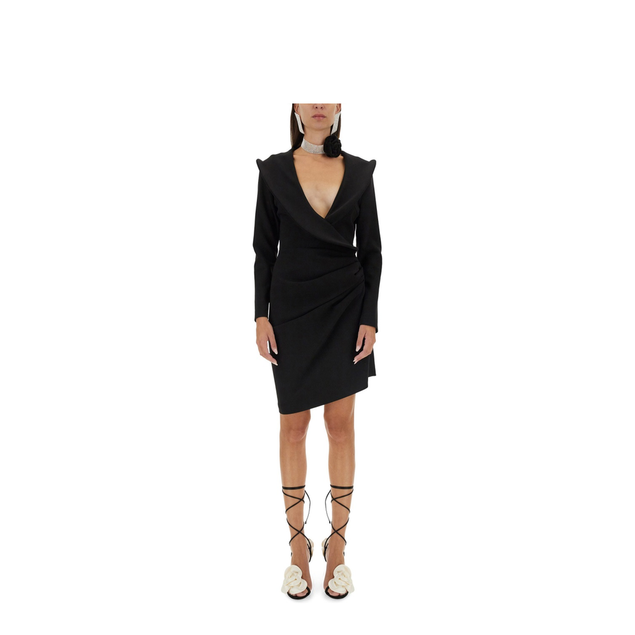 MAYFEYR - Magda Butrym - Sculptural Mini Dress - 101924BLACK