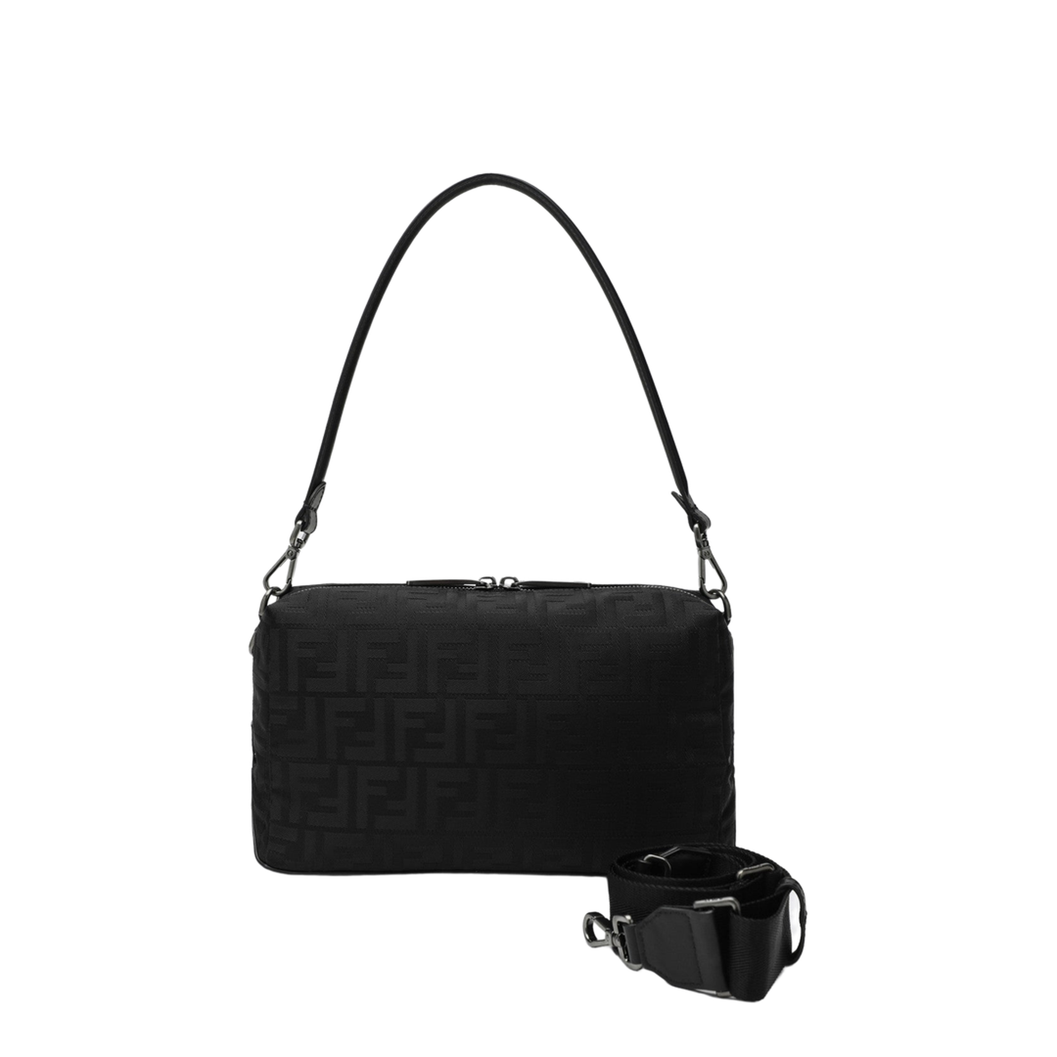 Medium Fabric Black Bag