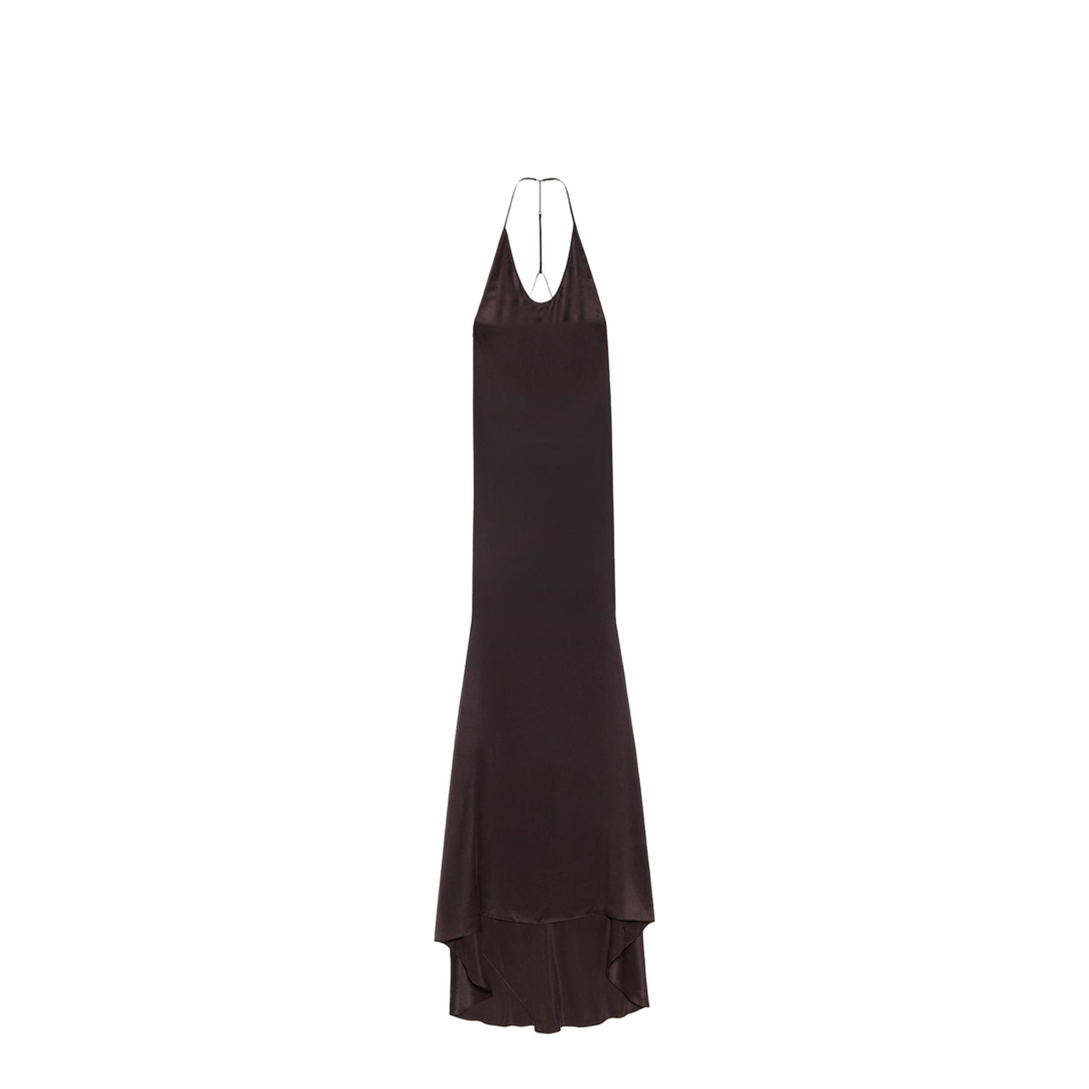 MAYFEYR - Tom Ford - Peach-Feel Silk Satin Halterneck Evening Dress - AB3711FAX1720