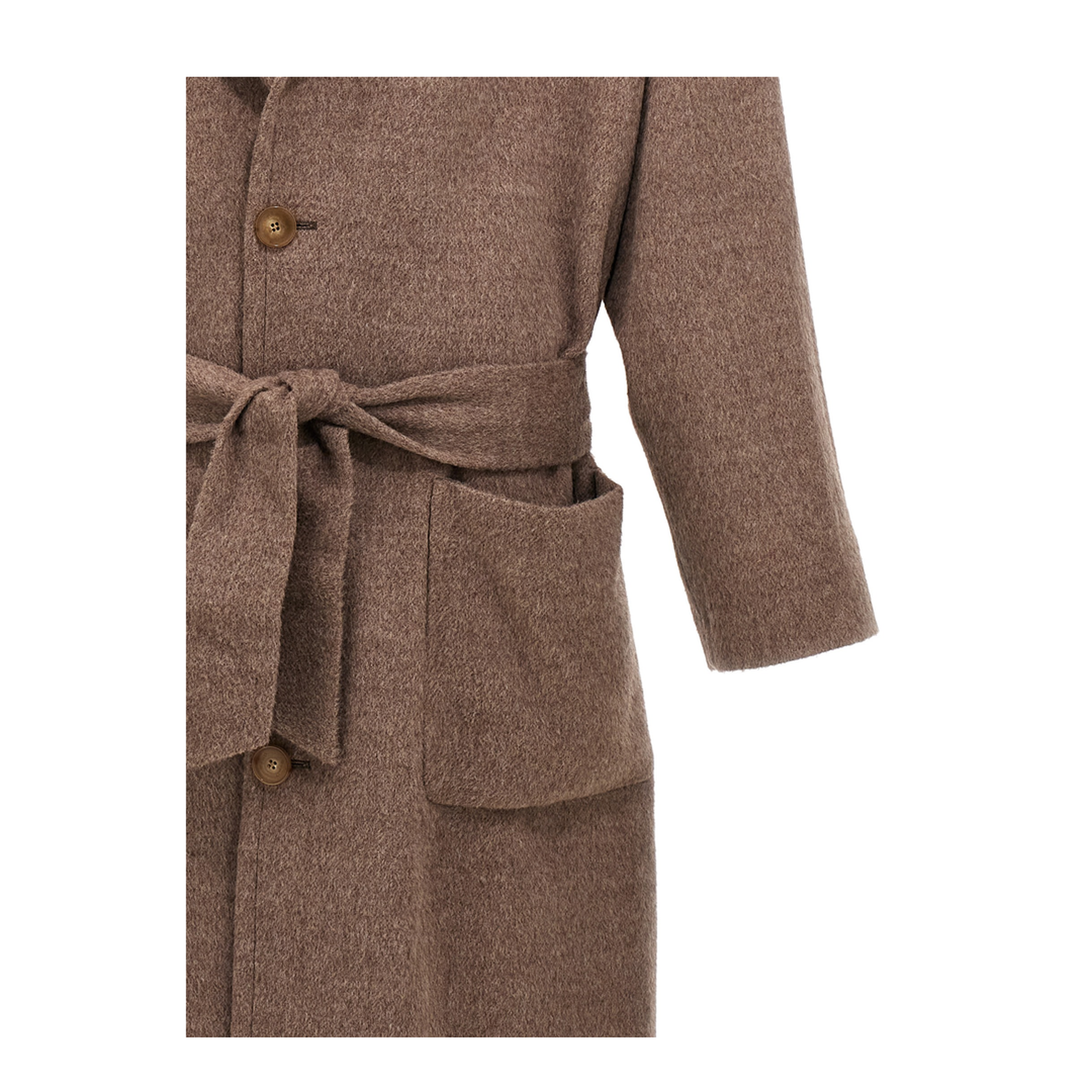 Men's Single Breasted Wool Coat