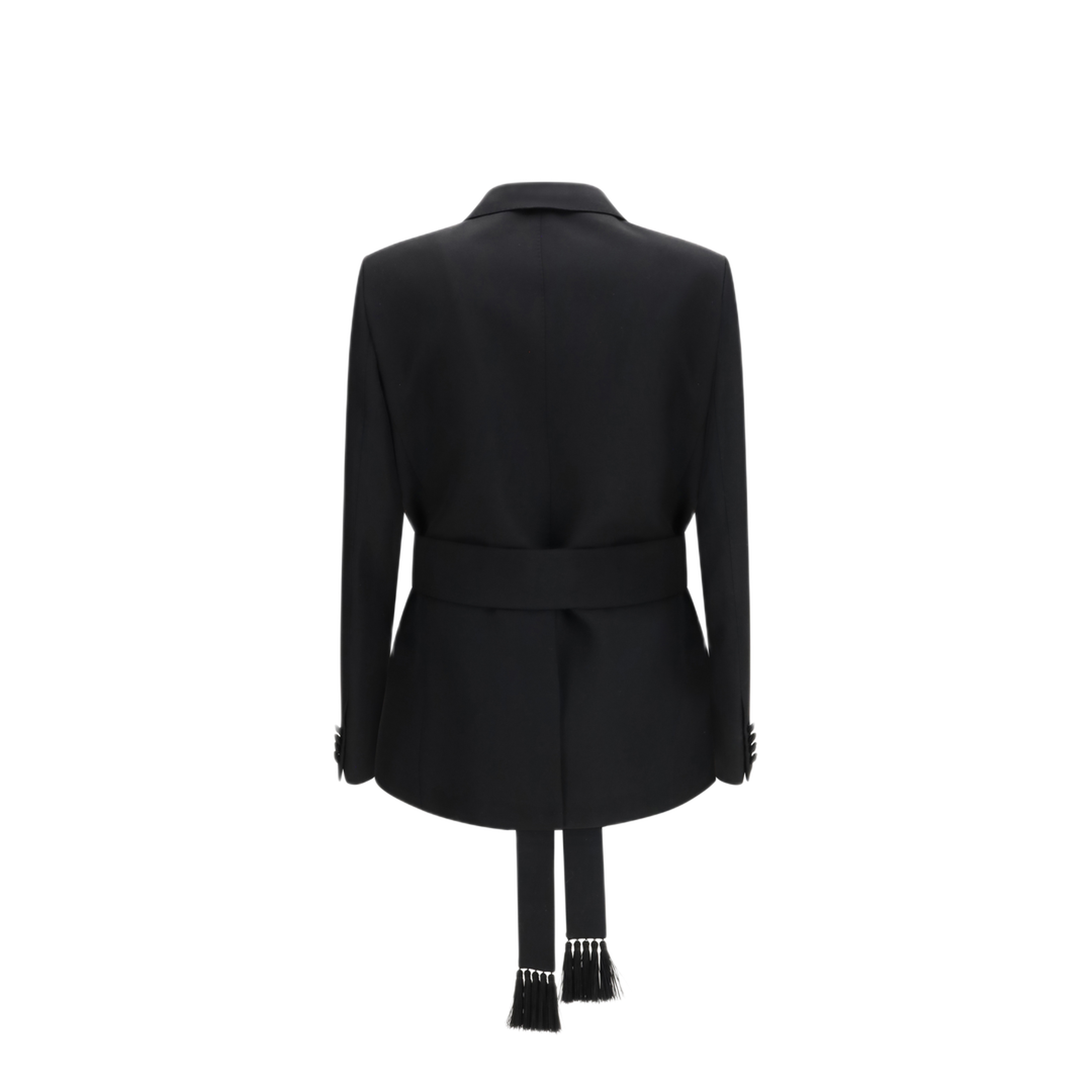 MAYFEYR - Valentino - Double-Breasted Virgin Wool Blazer With Belt - 8V3CEGG5AK8