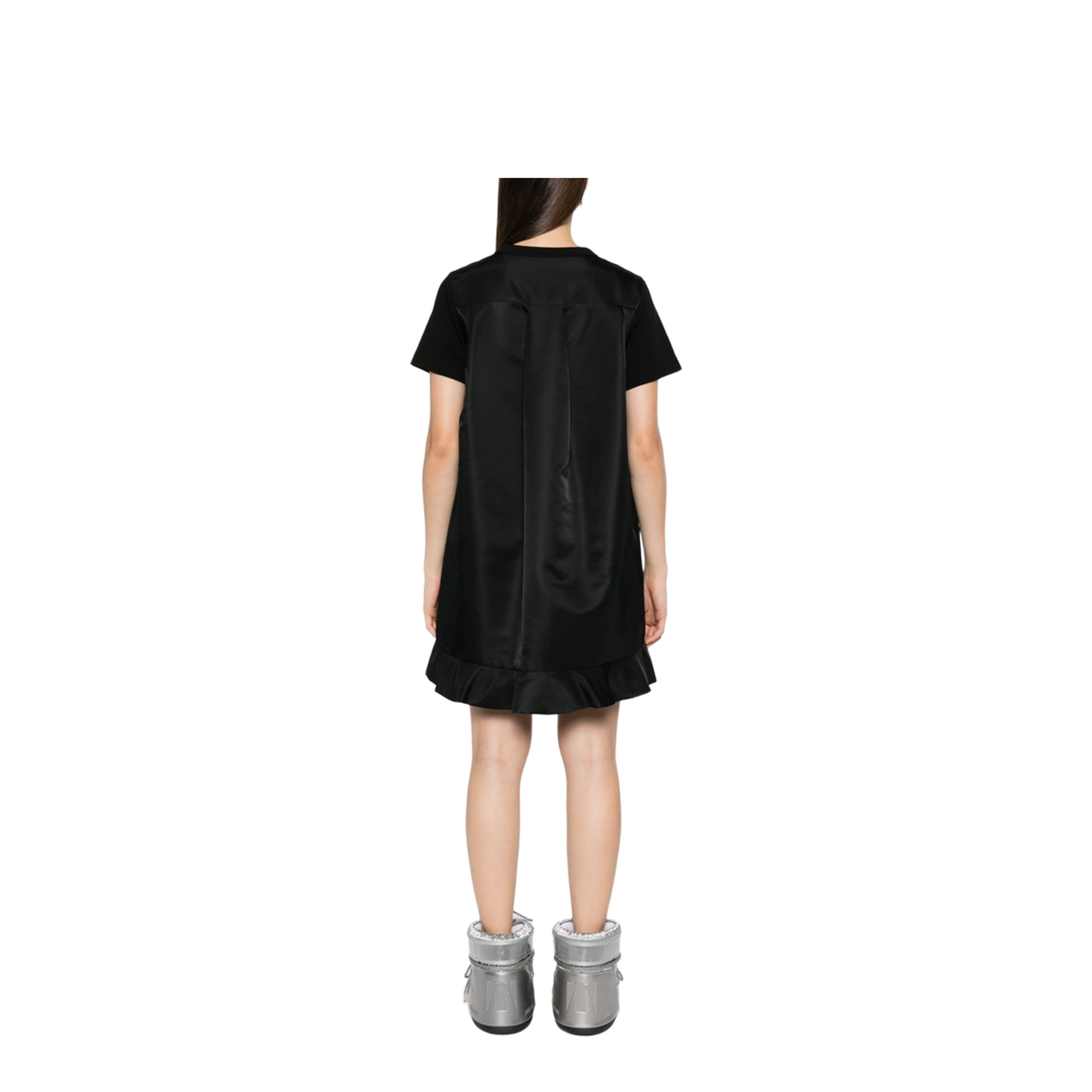 Cotton and Nylon Mini Dress