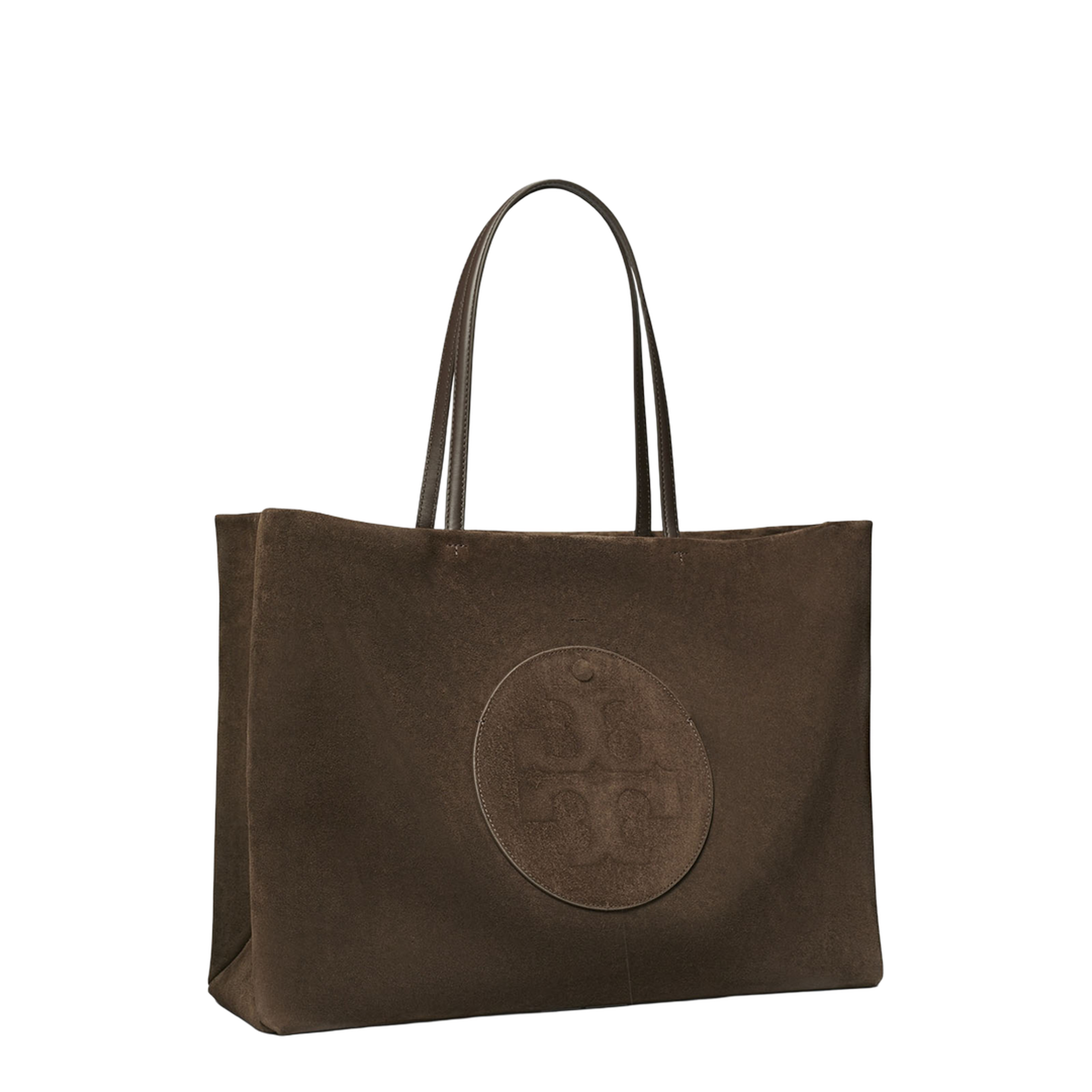Ella Suede Tote Bag Brown