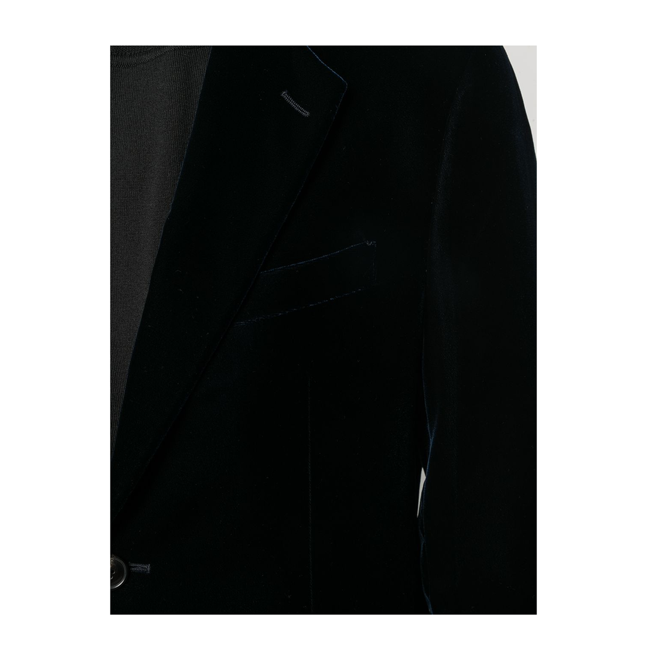 MAYFEYR - Giorgio Armani - Velvet Single Breasted Blazer Jacket - 9CGGG0AWT0025UBUV