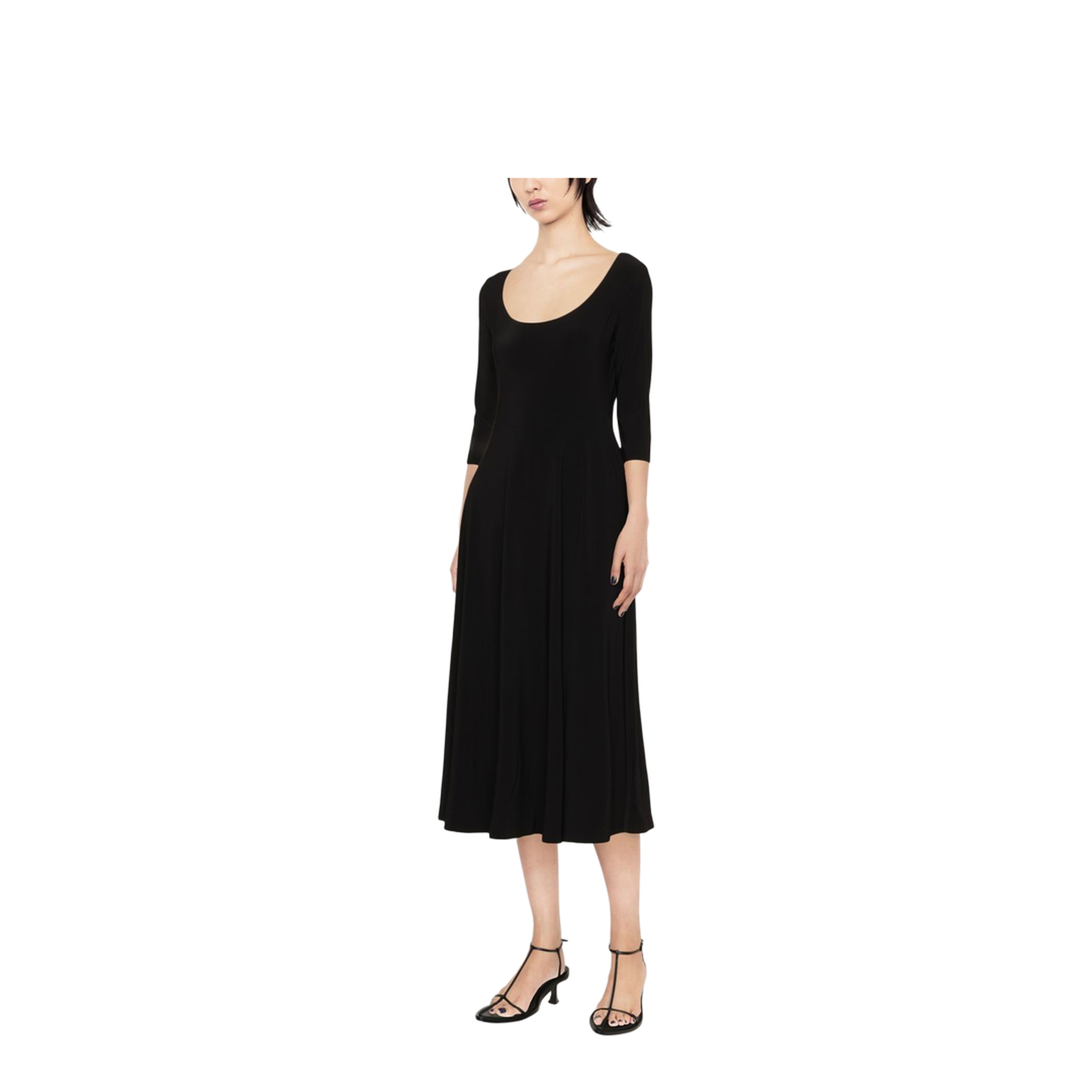 Flared Midi Dress
