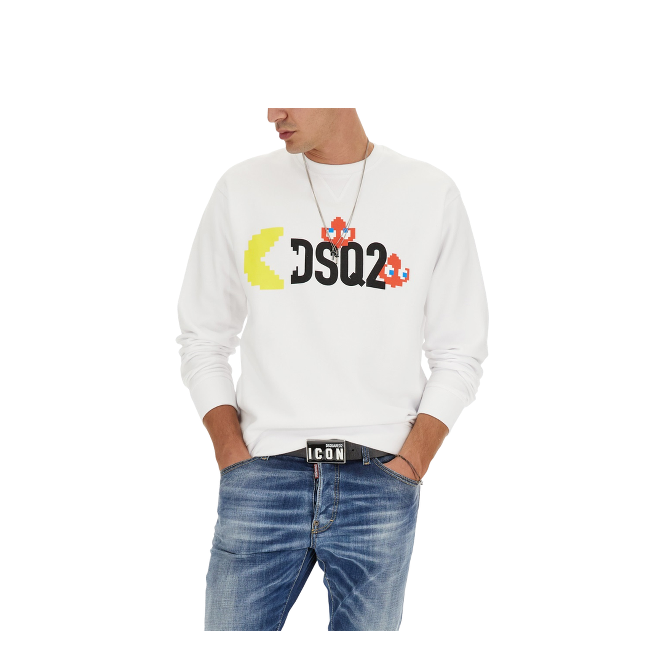 MAYFEYR - Dsquared2 - Pac-Man Sweatshirt - S71GU0638S25516100