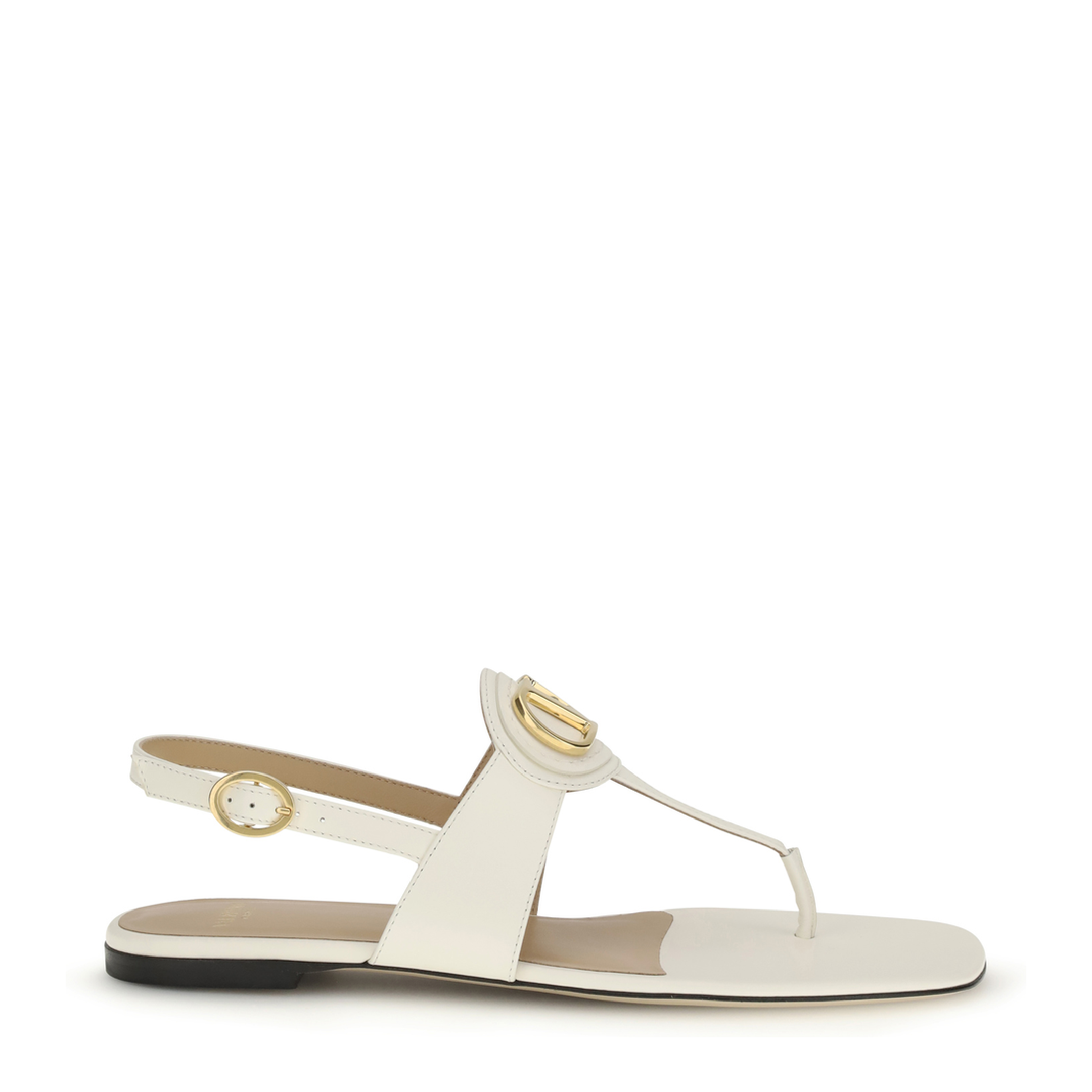 MAYFEYR - Valentino - Leather Thong Sandals - 8W2S0MB7DSH