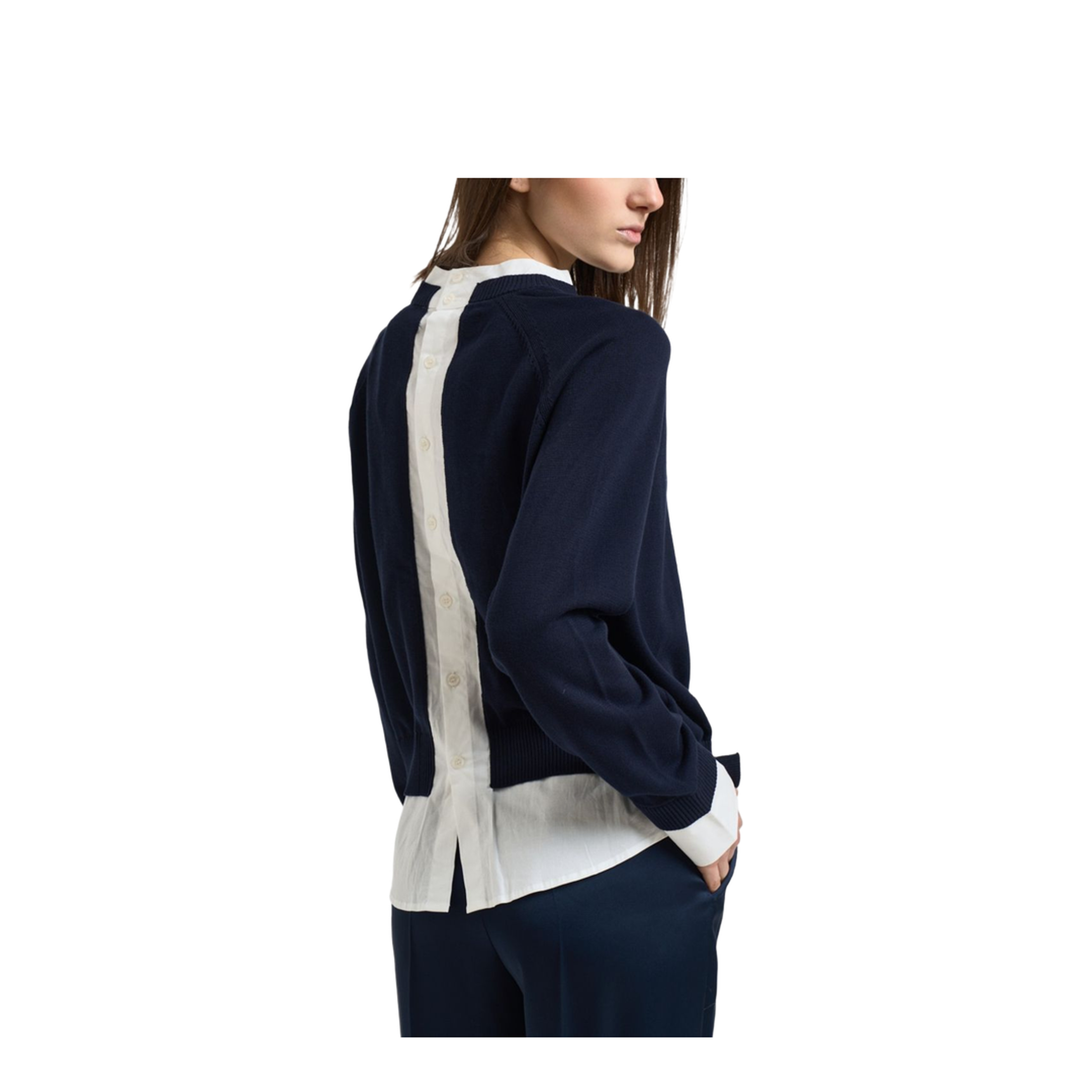 MAYFEYR - Semicouture - Sweaters Blue - Y6SB60N06-1