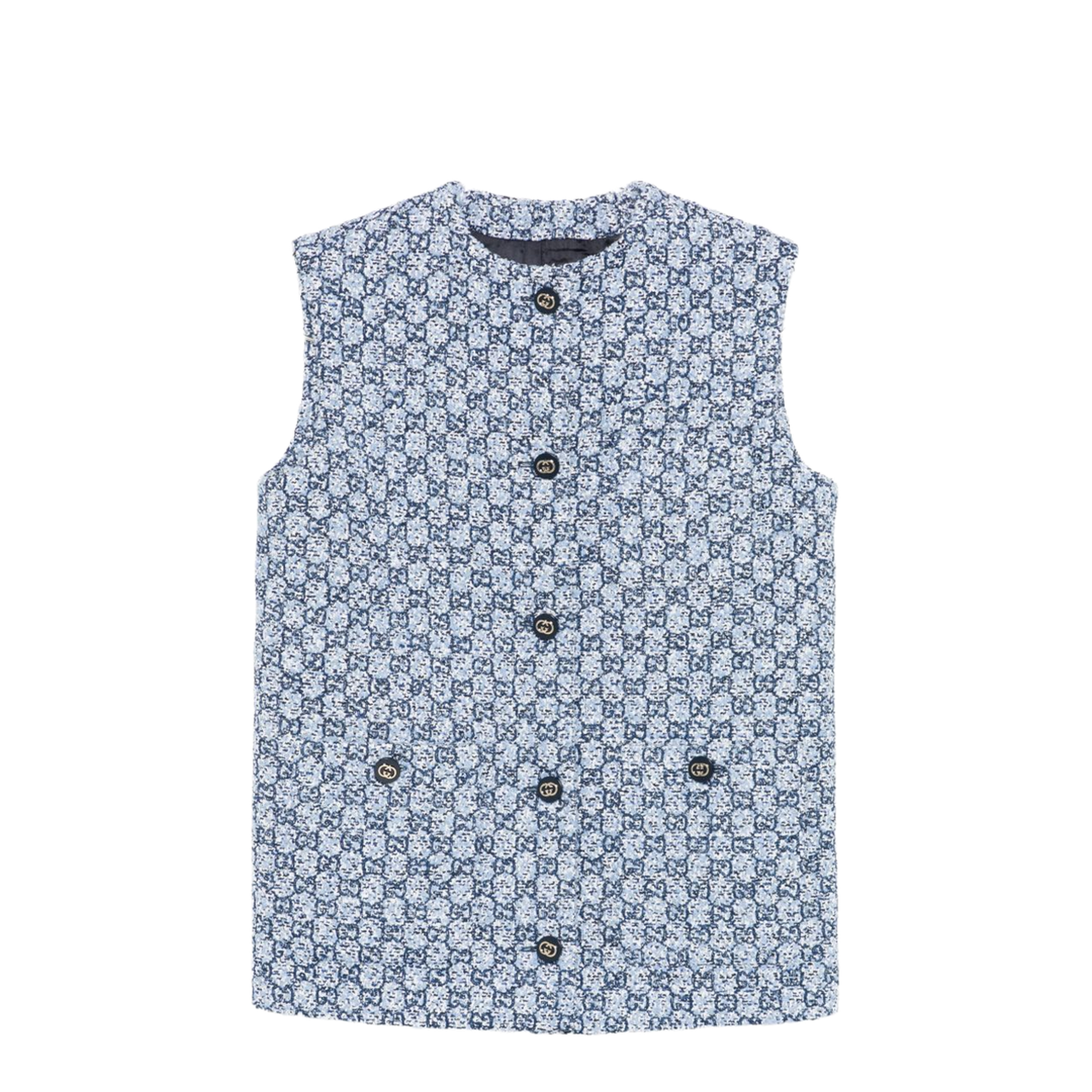 MAYFEYR - Gucci - Multicolor Tweed Gilet - 855777ZAUE24262