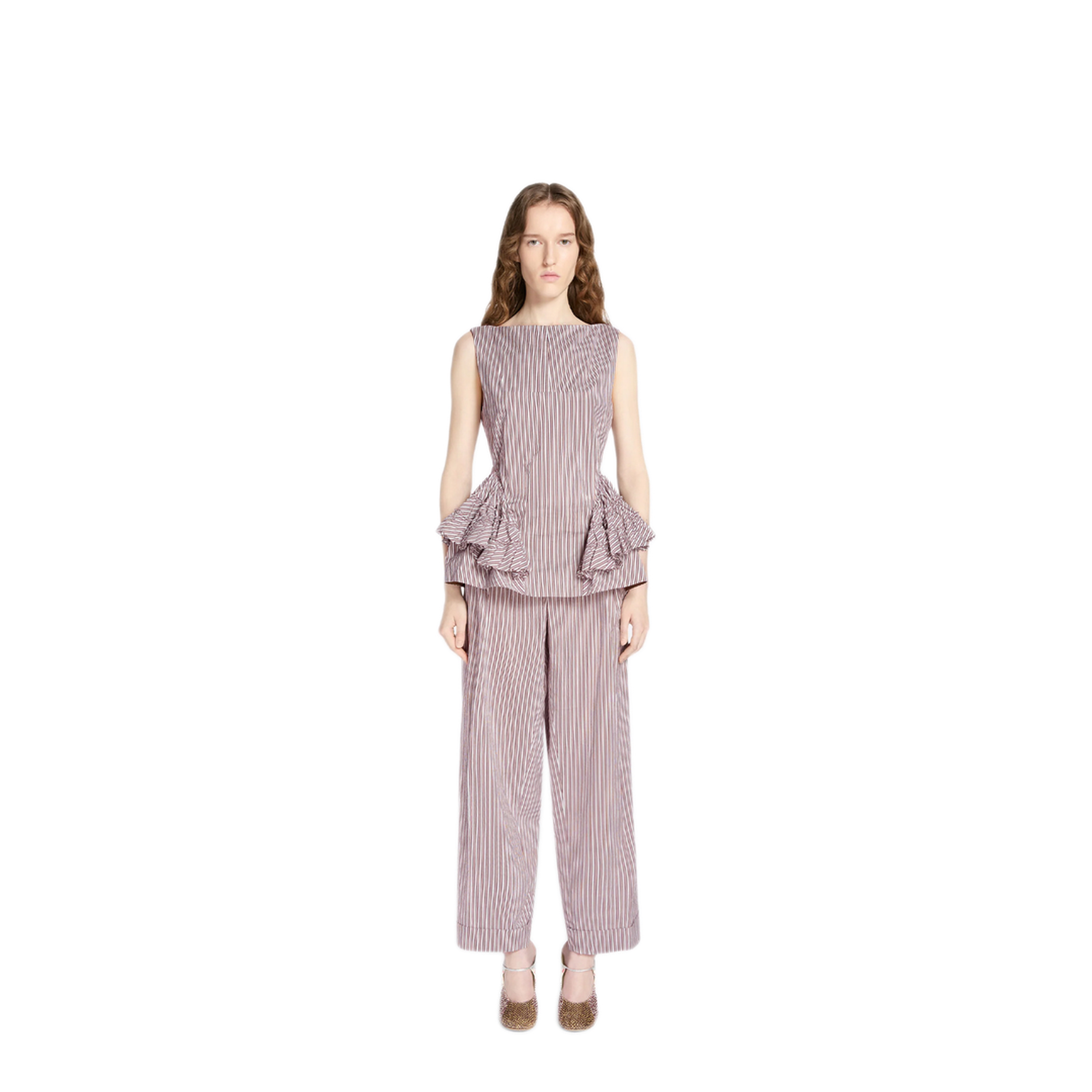 MAYFEYR - Dries Van Noten - Casey Ruffled Peplum Top - 0107073132703