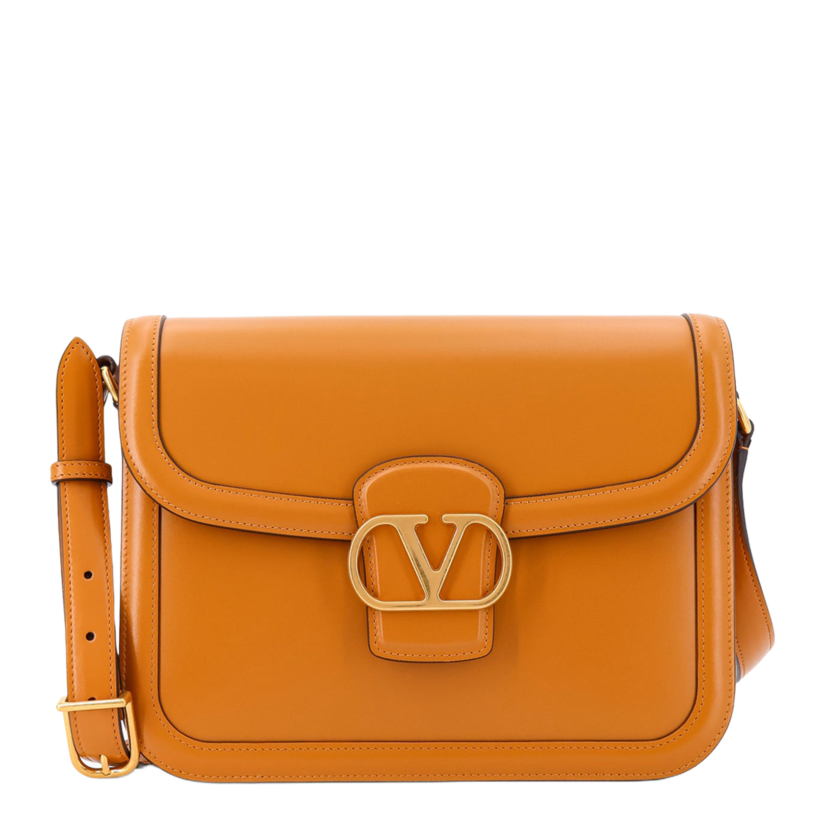 Elegant Camel Leather 9To5 Shoulder Bag