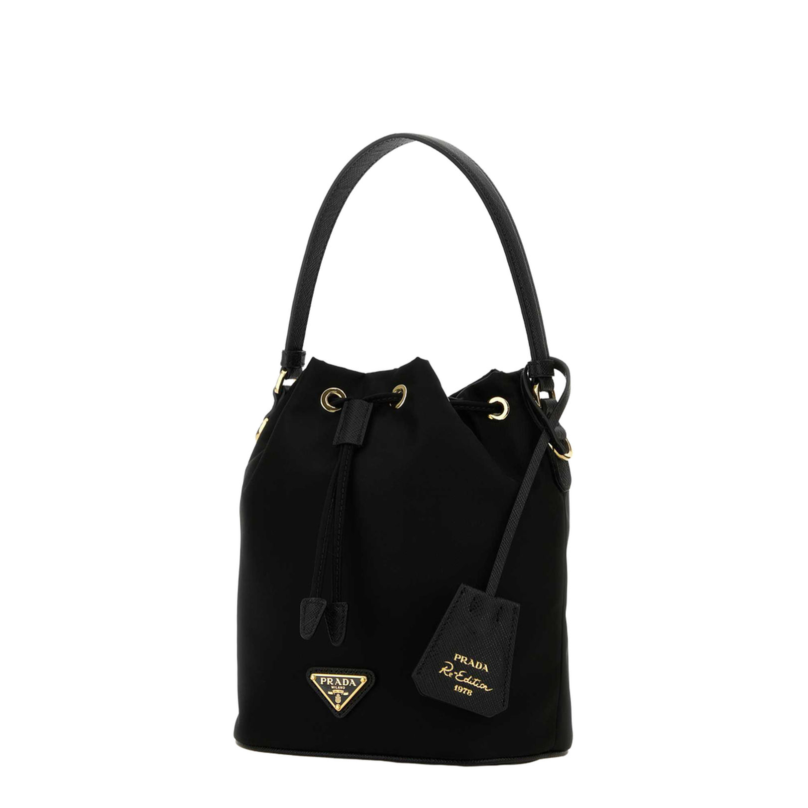 Black Re-nylon Shoulder Bag