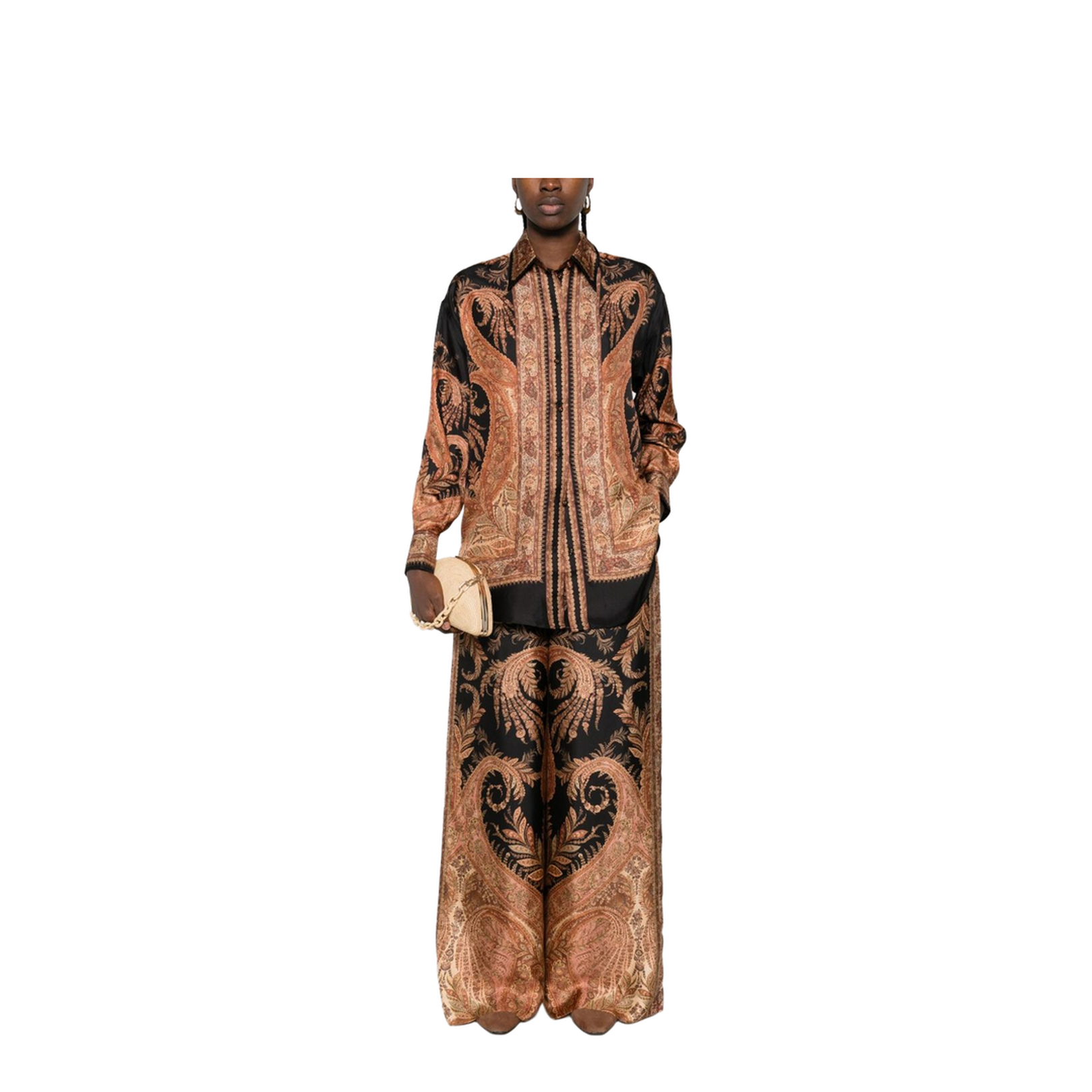 Hypnotic Relaxed Shirt Black Paisley