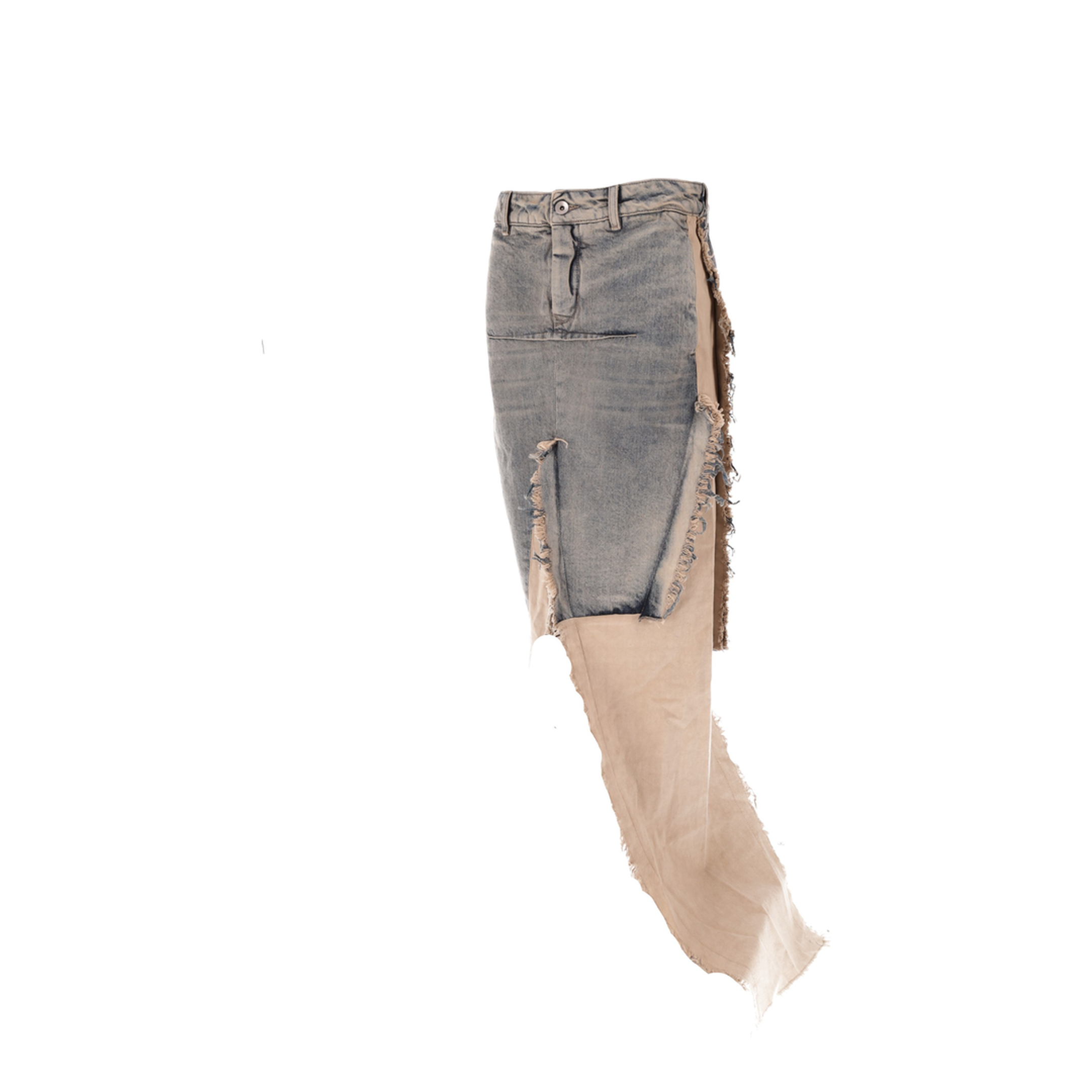 MAYFEYR - Rick Owens - Denim Sliced Skirt - RO02E4393DW76217621