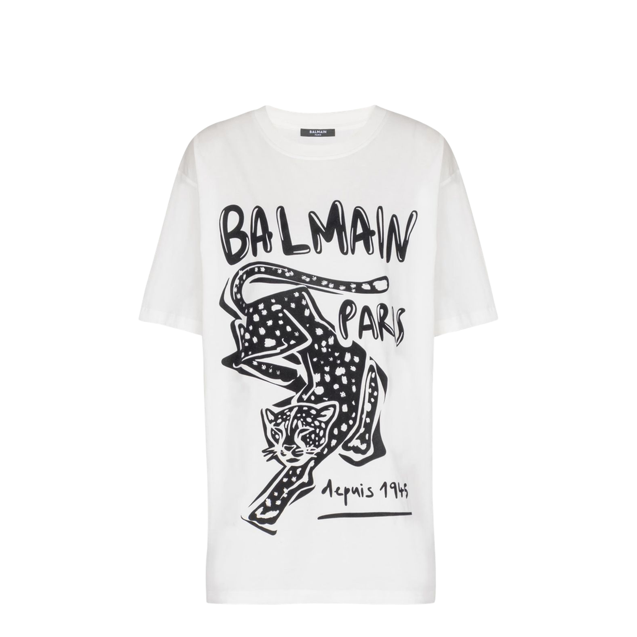 Short-Sleeved T-shirt Leopard Print