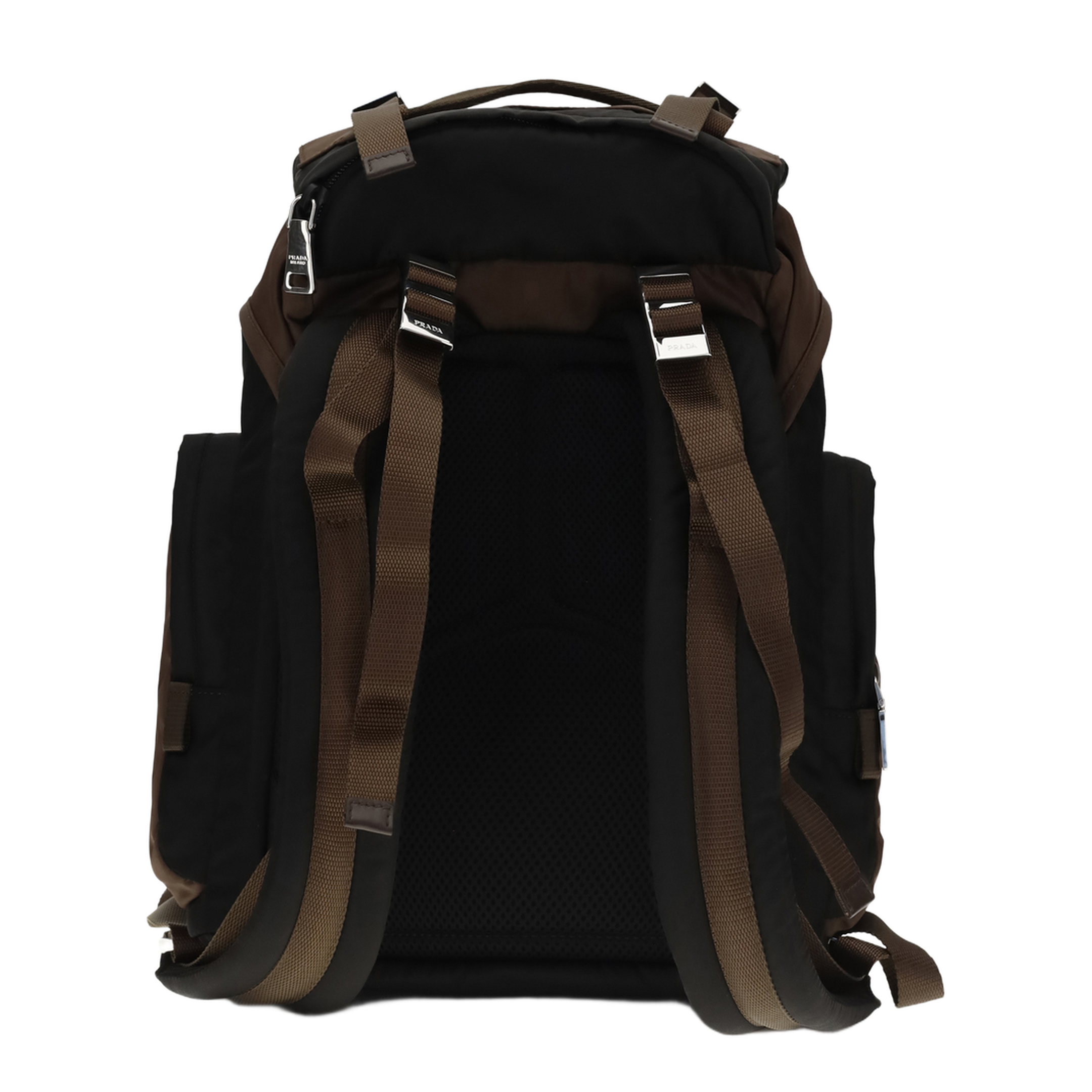 MAYFEYR - Prada - Backpack In Re-Nylon And Leather - 2VZ121VDOM2DMG