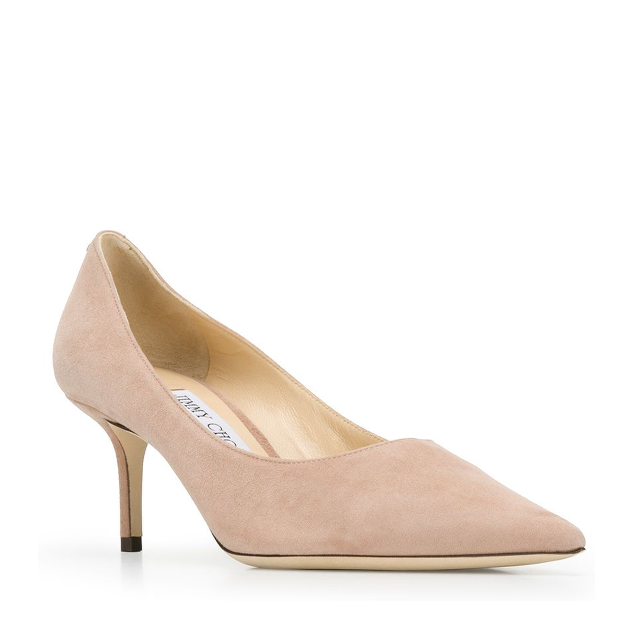 Ballet-Pink Patent-Leather Pumps