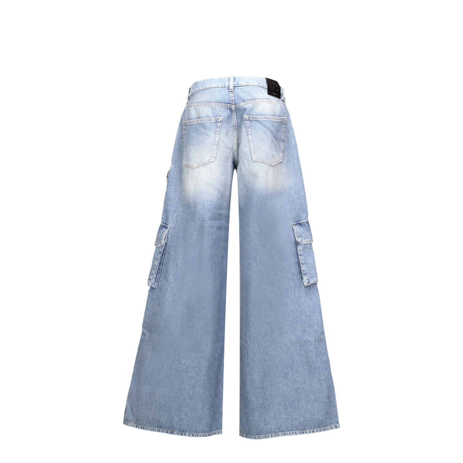 Logo-embroidered Cargo Jeans