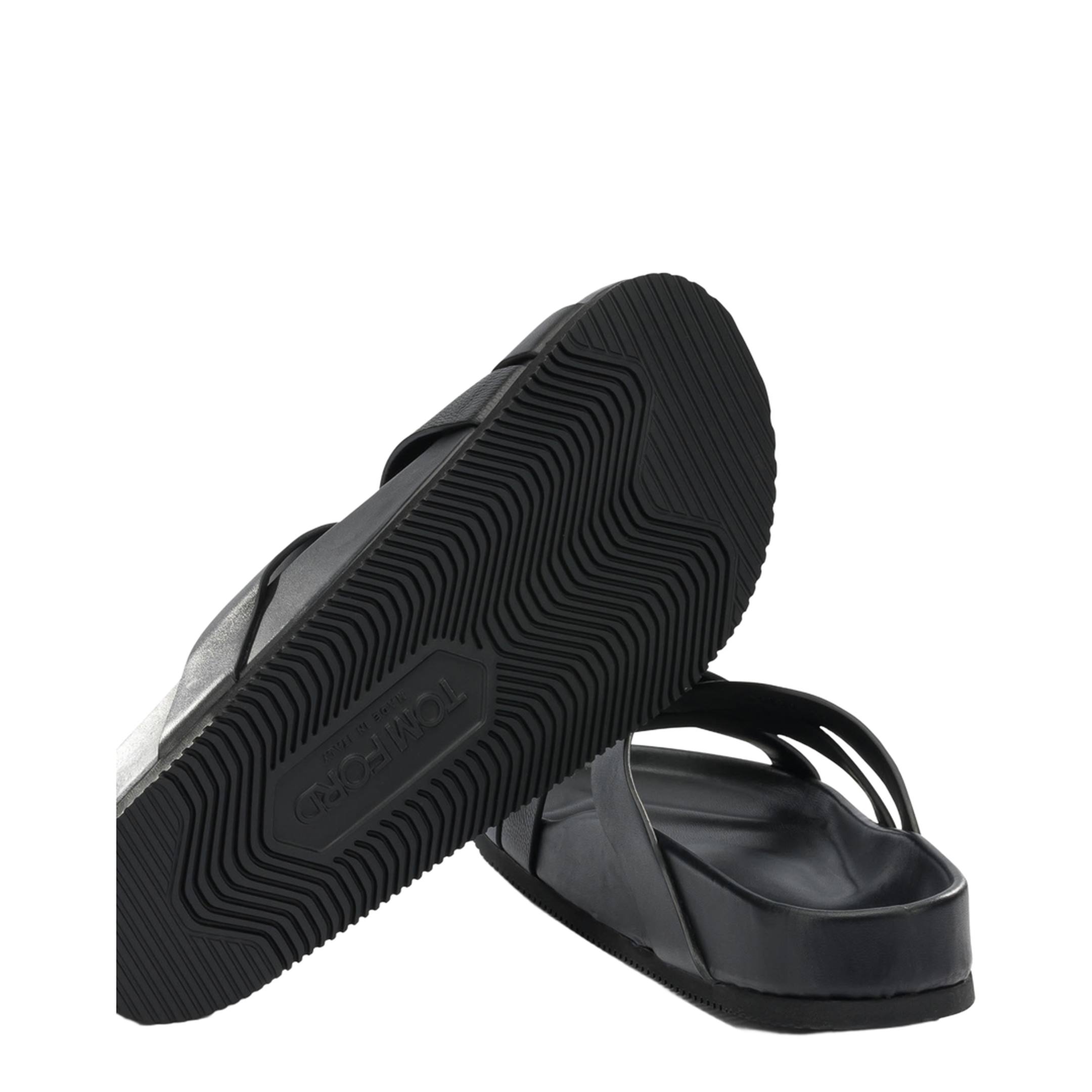 MAYFEYR - Tom Ford - Braided Leather Slides - J1586LCL527NNAA