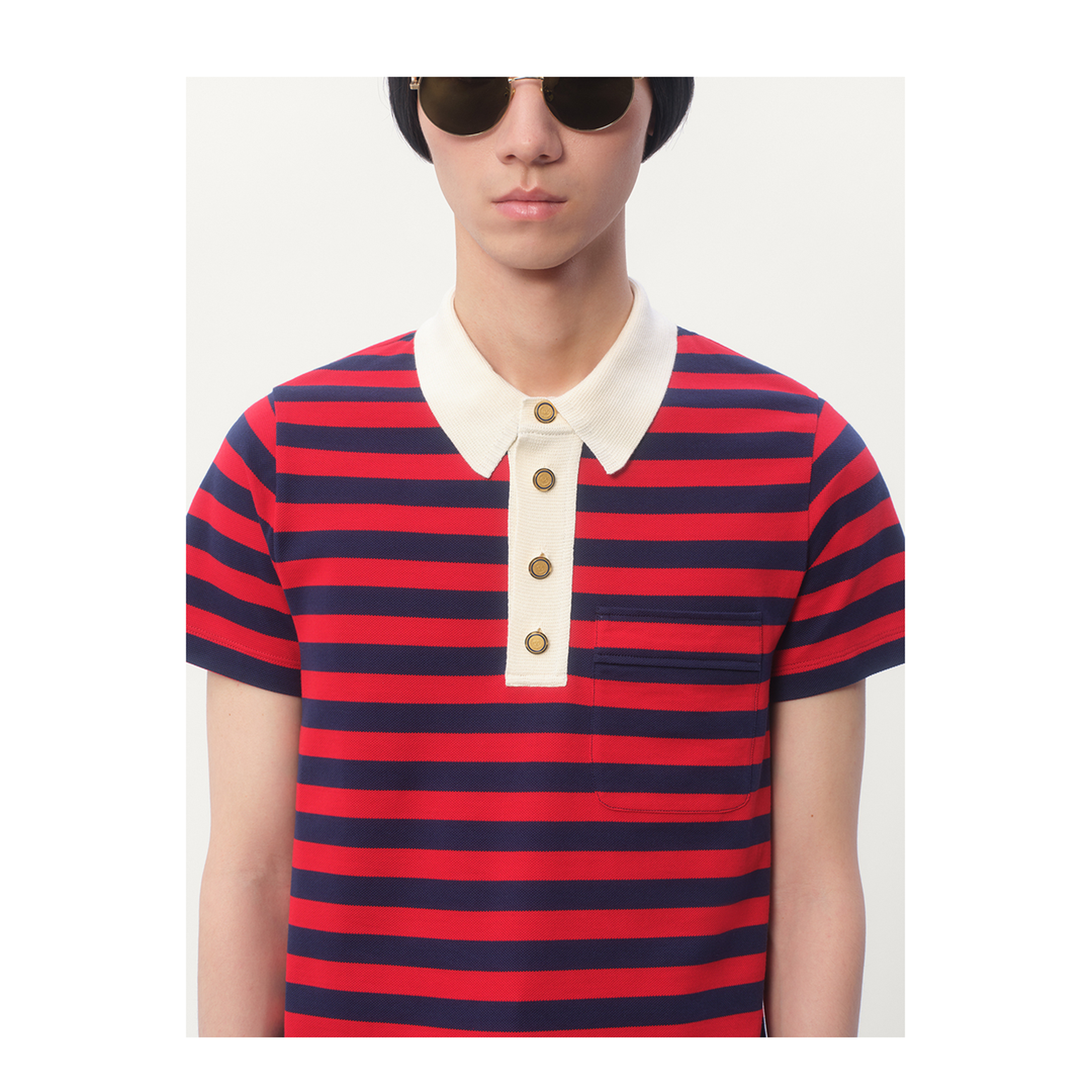 Embroidered Piquet Polo Shirt