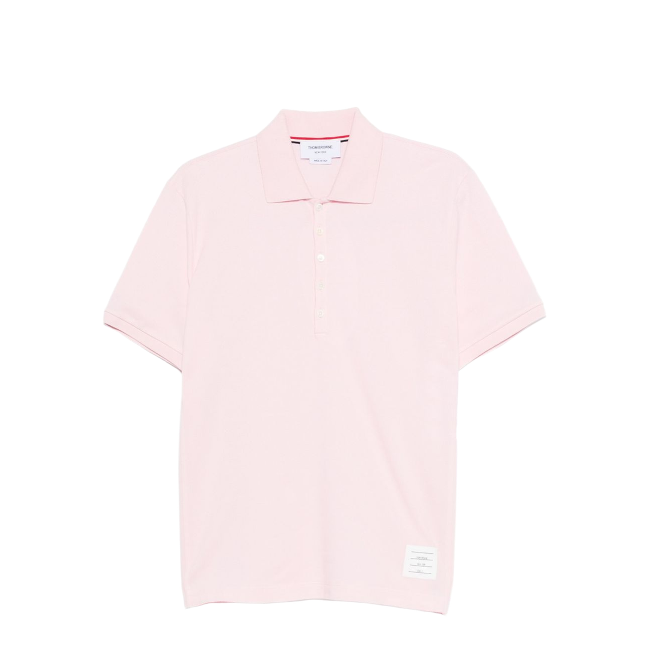 Pink Cotton Polo Shirt