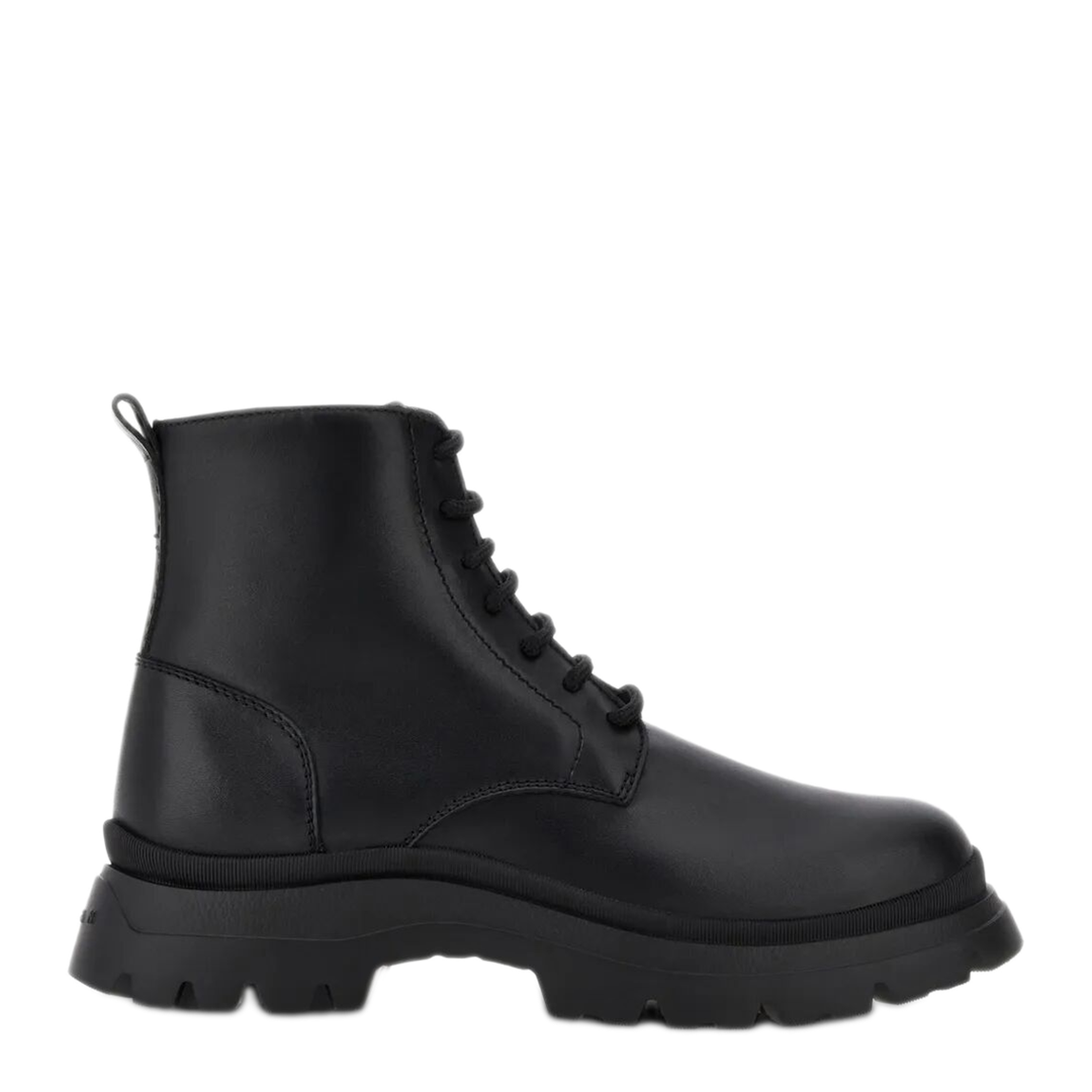 MAYFEYR - Hogan - Lace-Up Leather Boots With Zip - HXM6920FU60UDMB999
