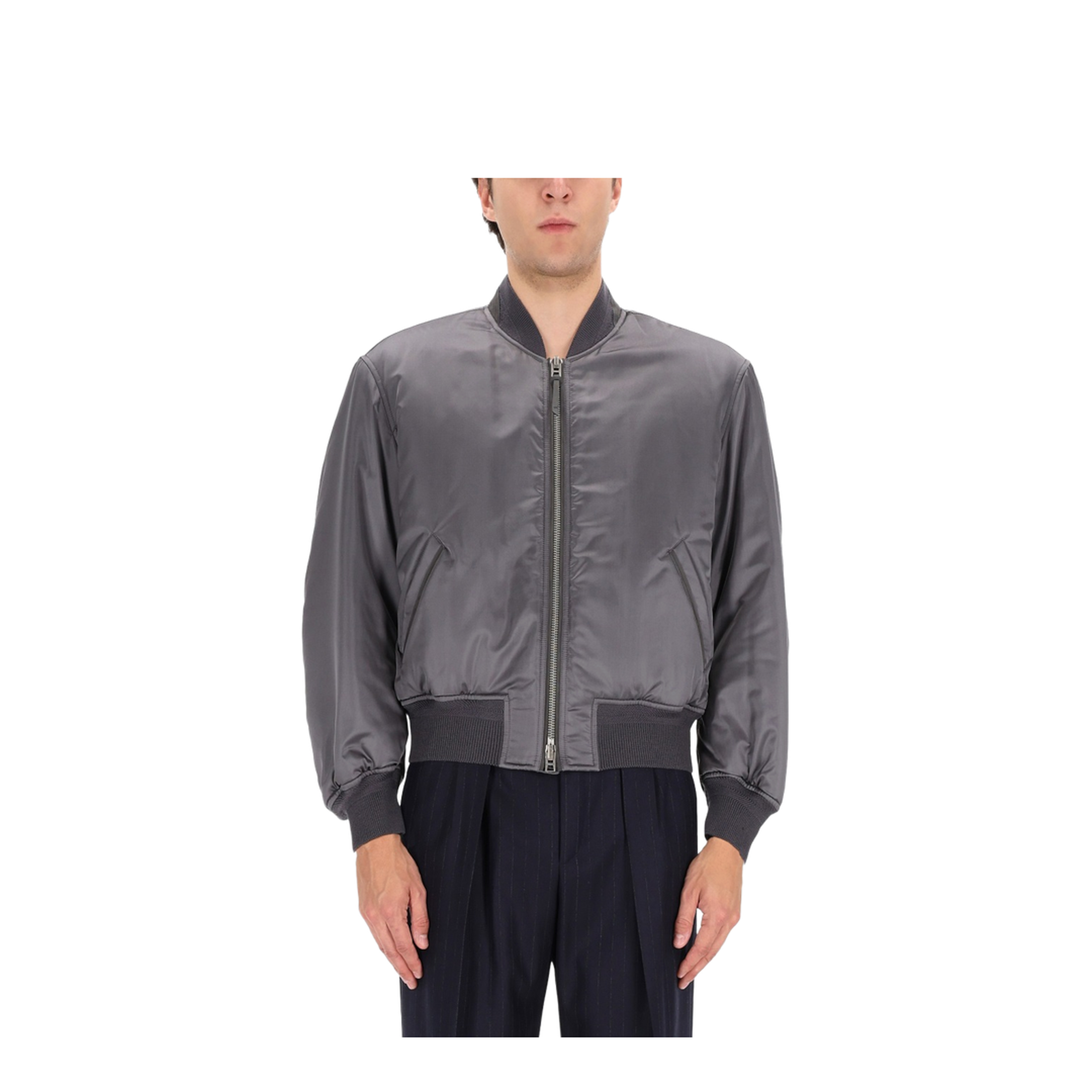 Silk Bomber Jacket