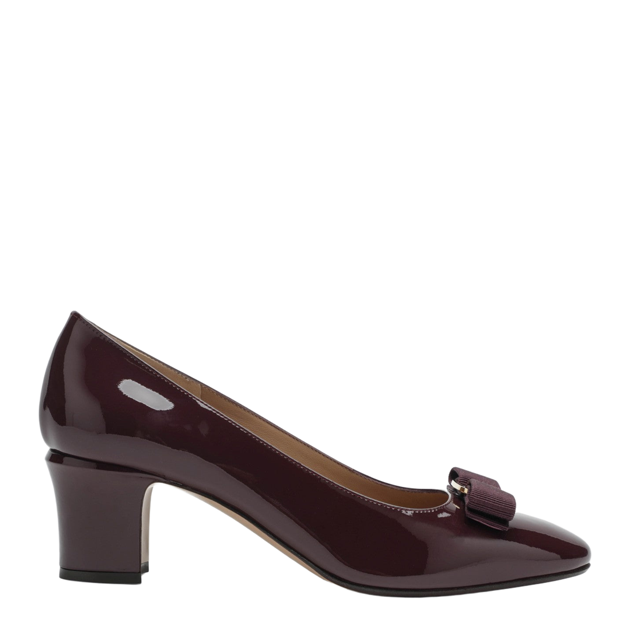 Plum Vara Bow Pumps