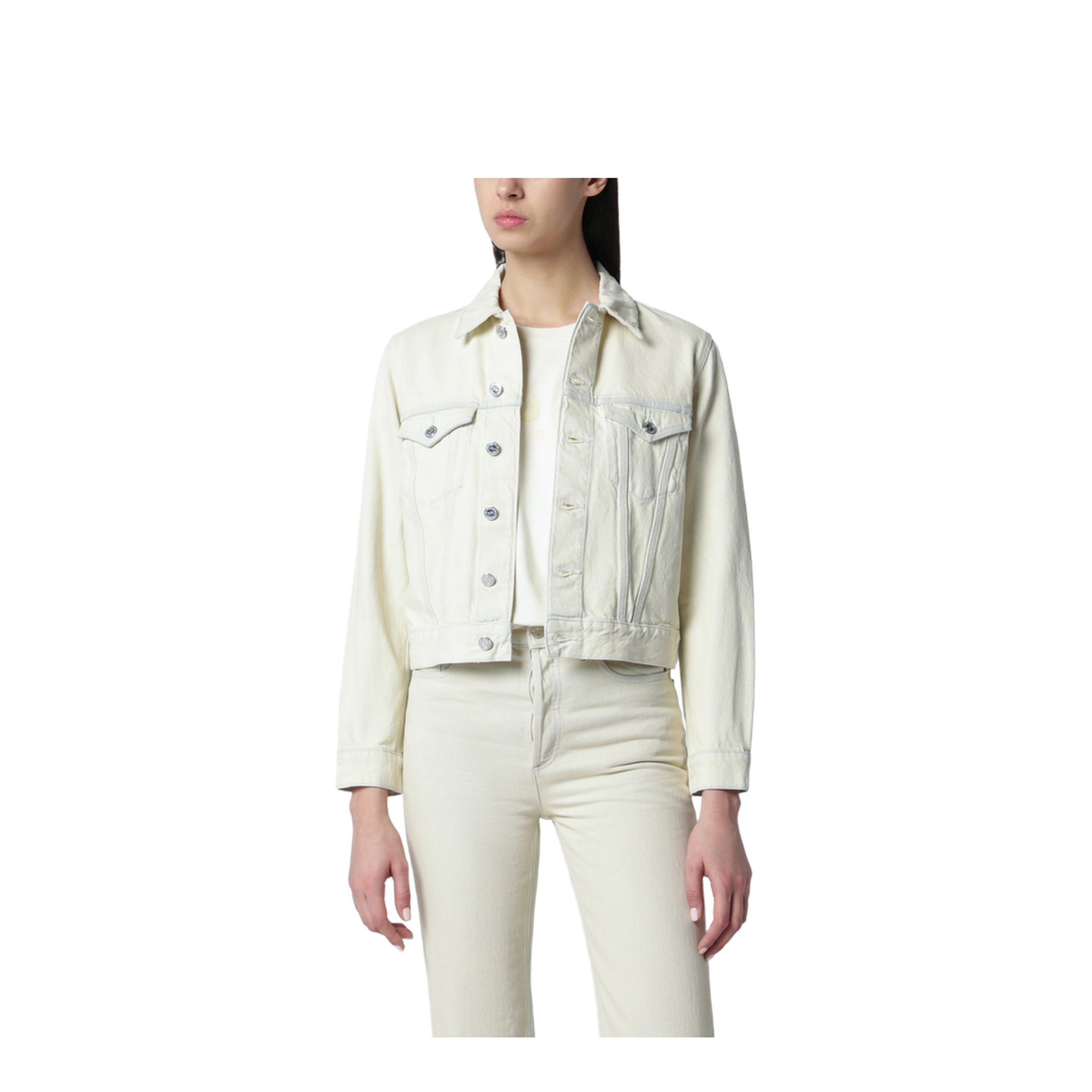 MAYFEYR - A.P.C. - White Denim Jacket - COHLB-F32028COAAF