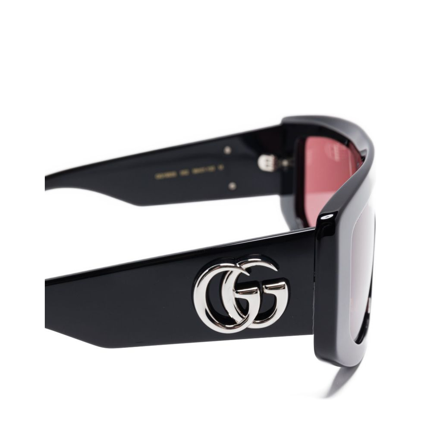 Rectangular Frame Sunglasses in Black