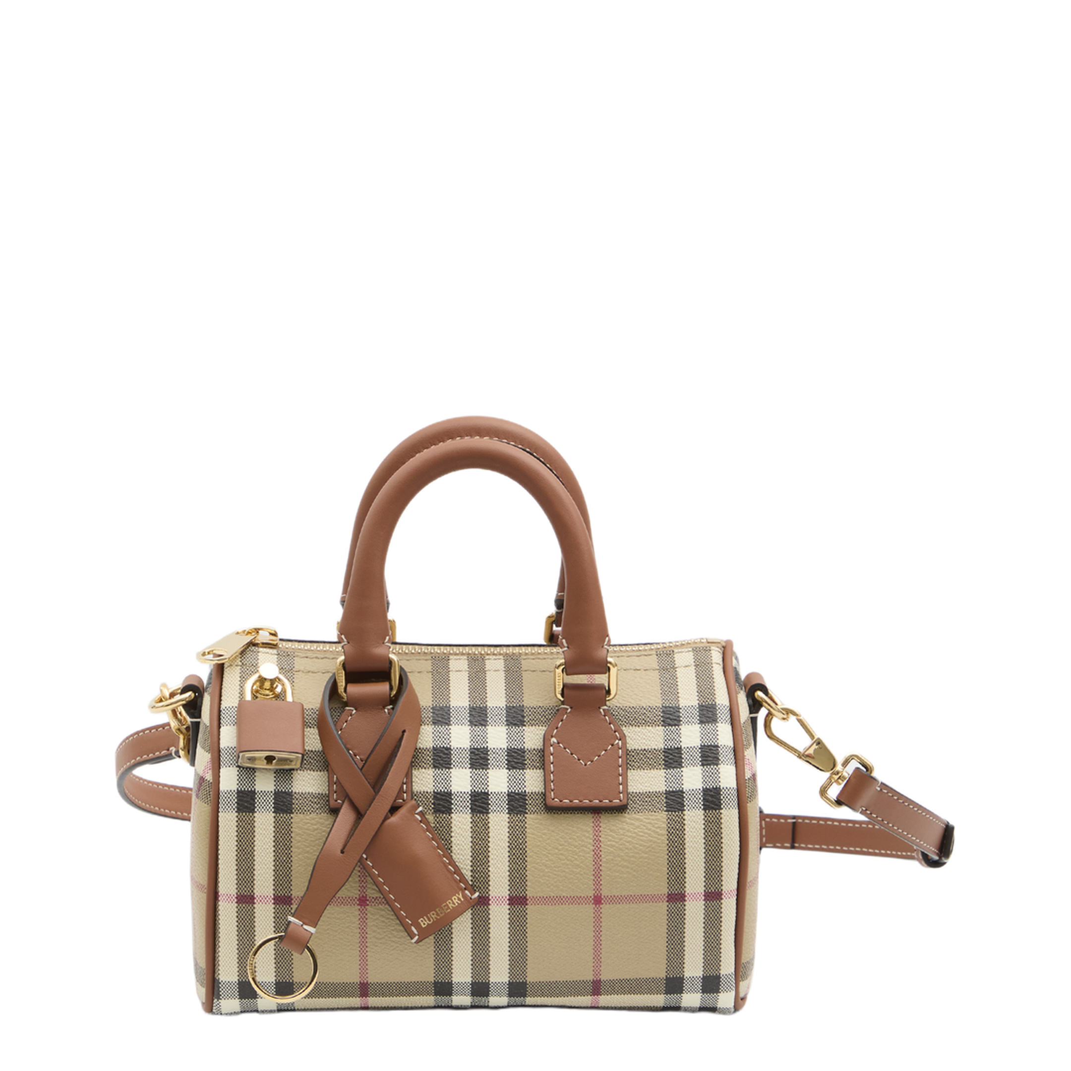 Mini Check Bowling Bag