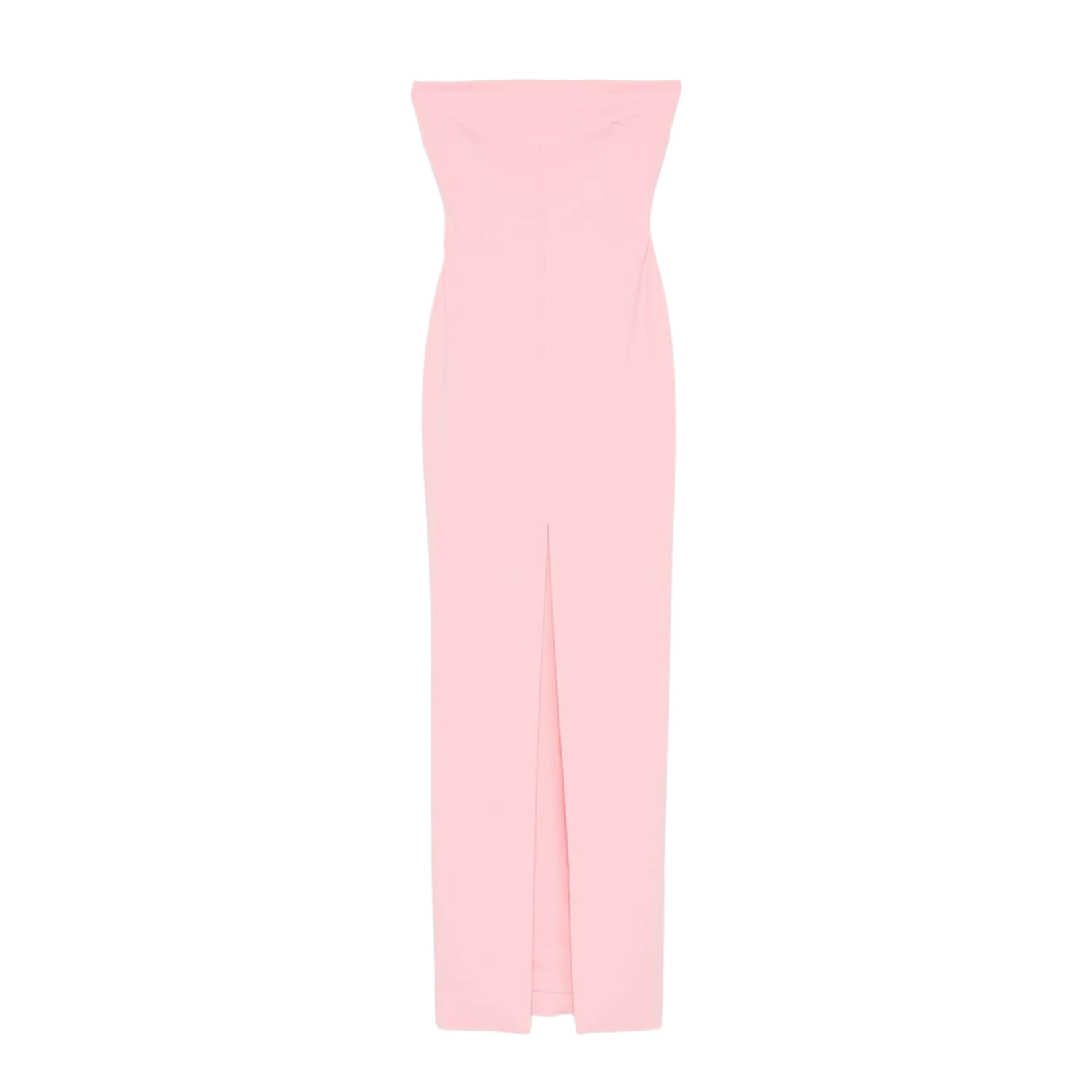 Strapless Pink Maxi Dress