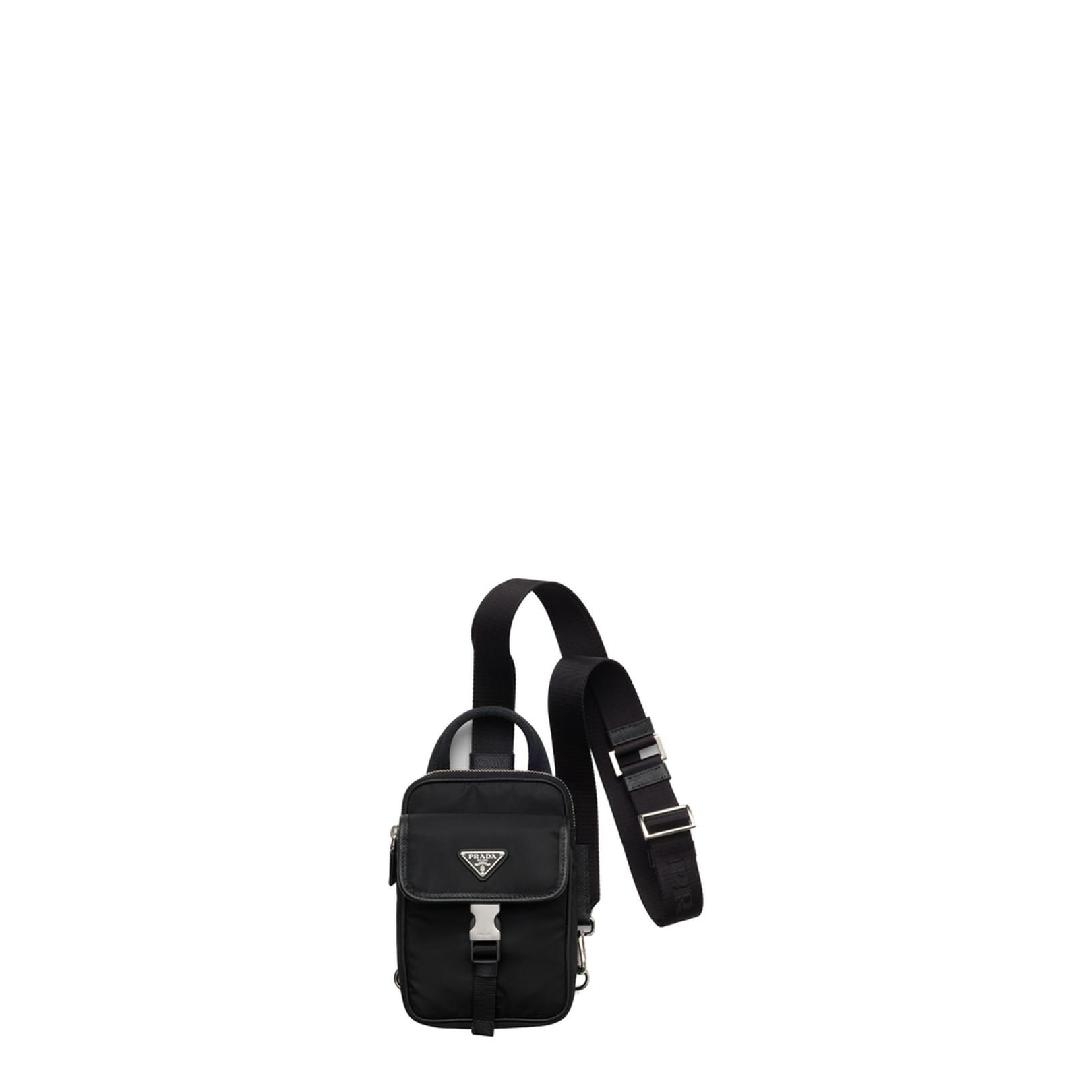 Re-Nylon and Saffiano Leather Smartphone Case