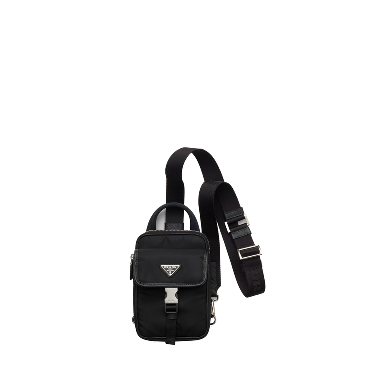 Re-Nylon and Saffiano Leather Smartphone Case