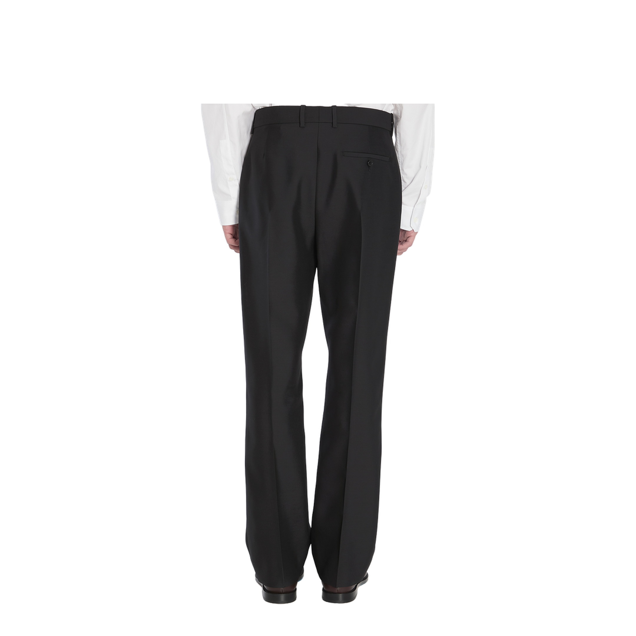 Tailored Wool and Silk Trousers