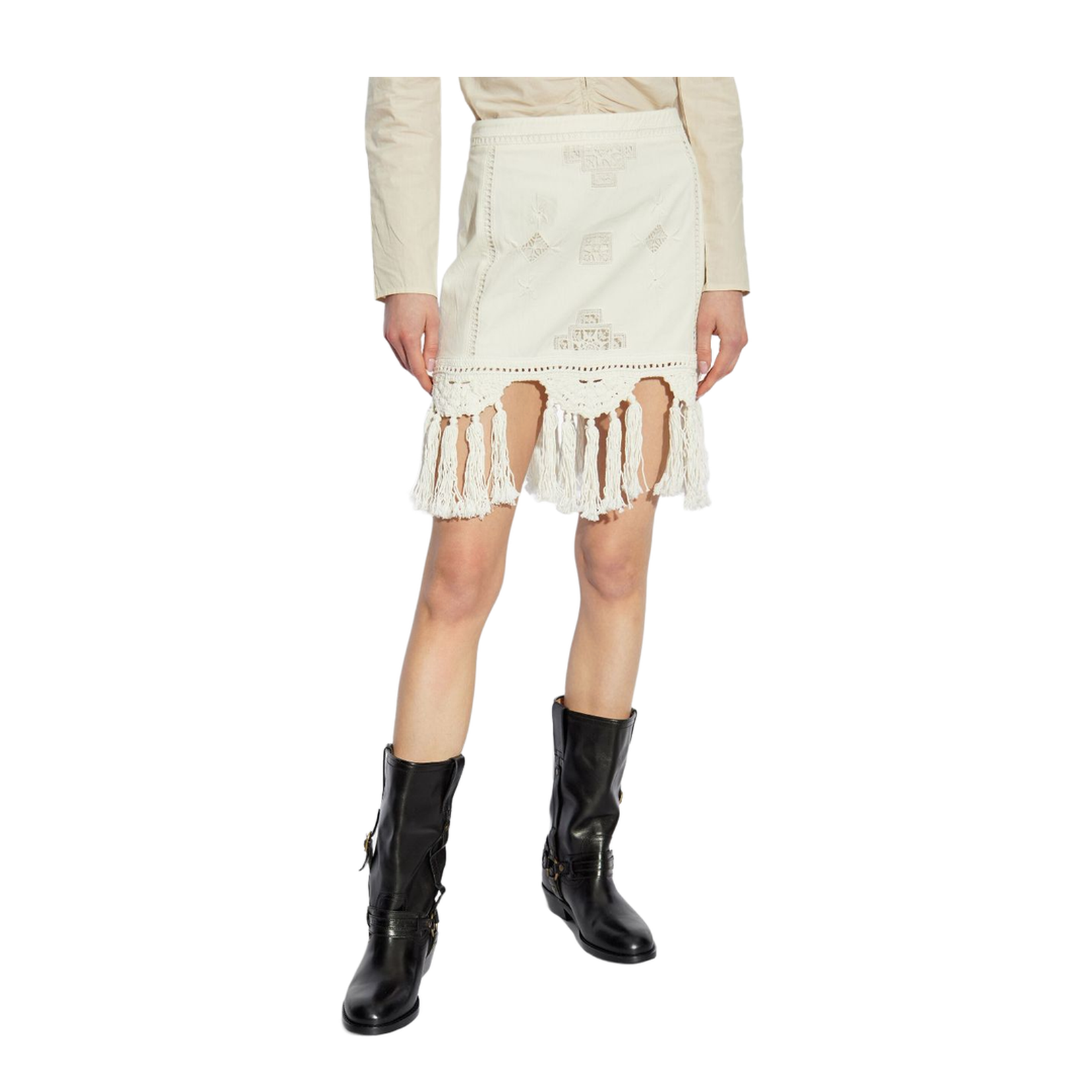 Sandra Cotton Mini Skirt