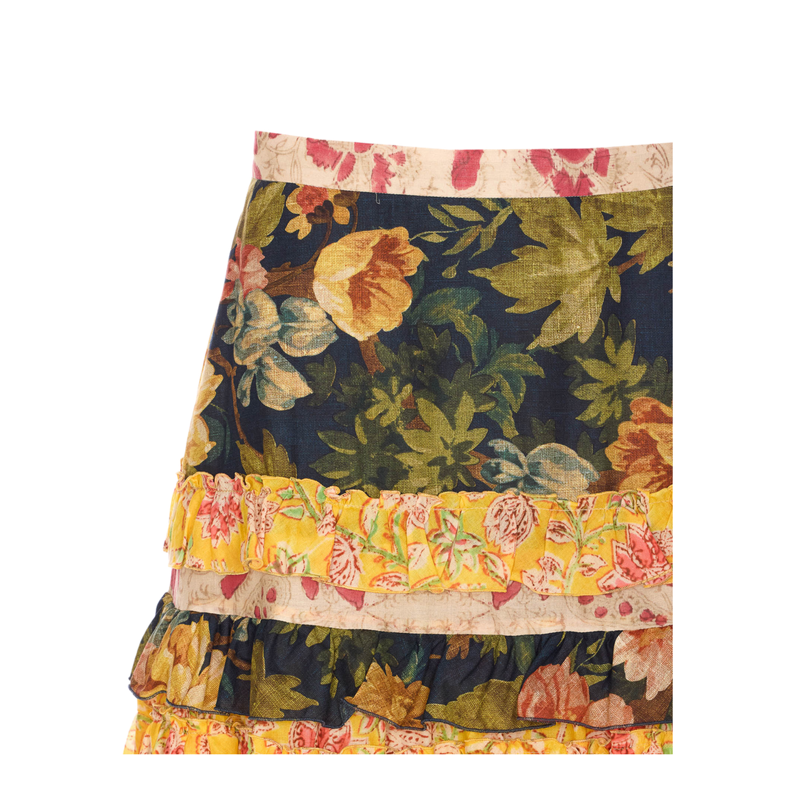 Apres Lhiver Macro Flower Skirt