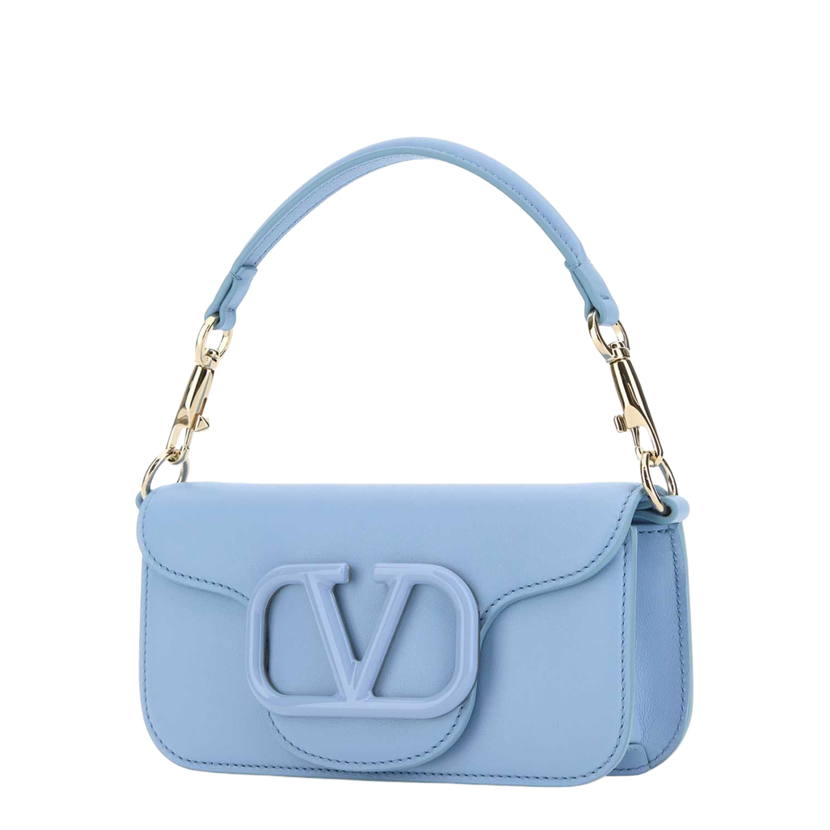 Small Locò Shoulder Bag Light Blue
