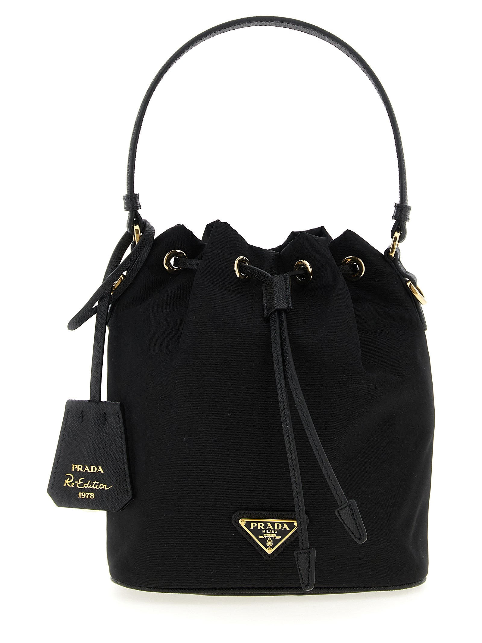 Black Re-nylon Shoulder Bag