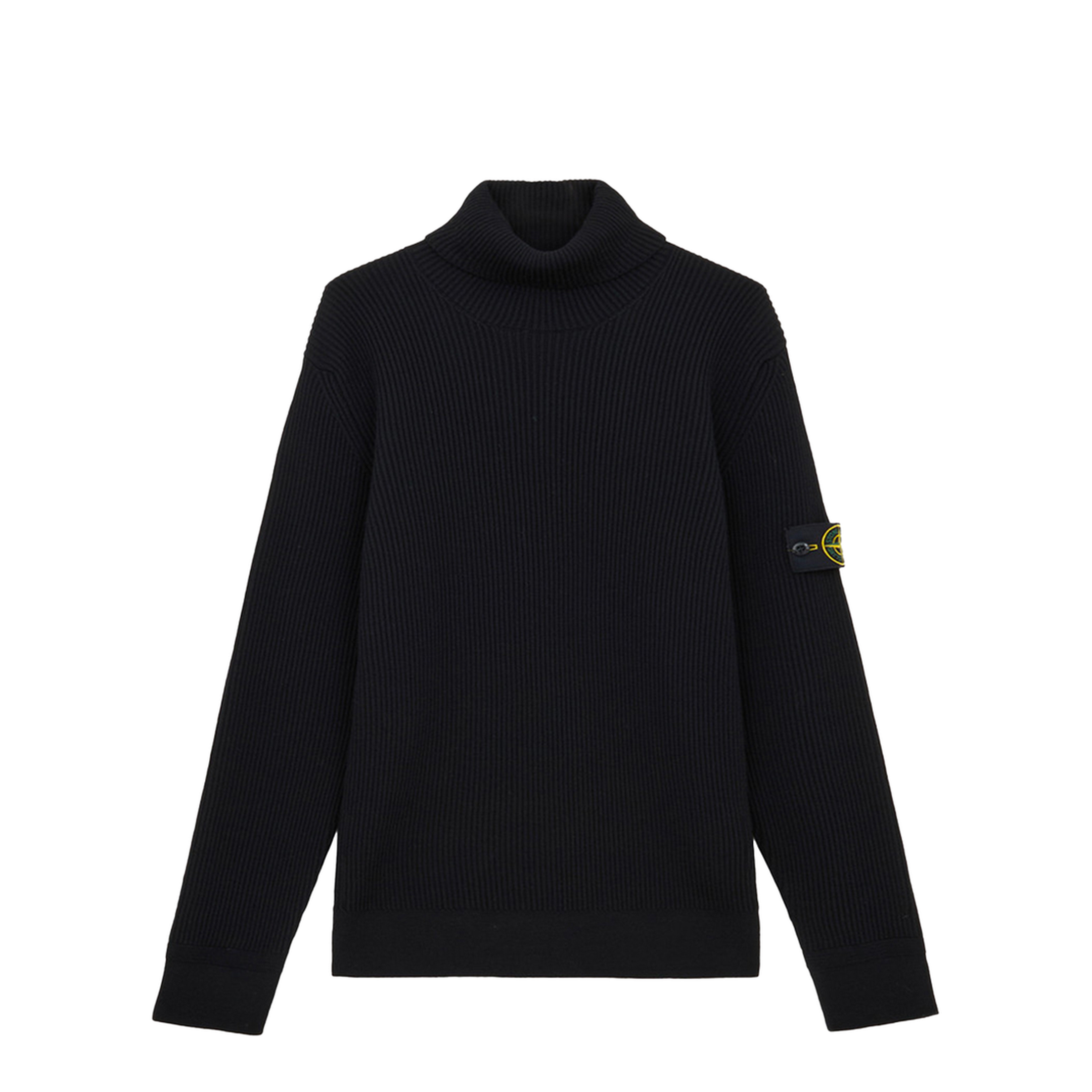 MAYFEYR - Stone Island - Ribbed Wool Turtleneck Pullover - K2S155100052S00C2