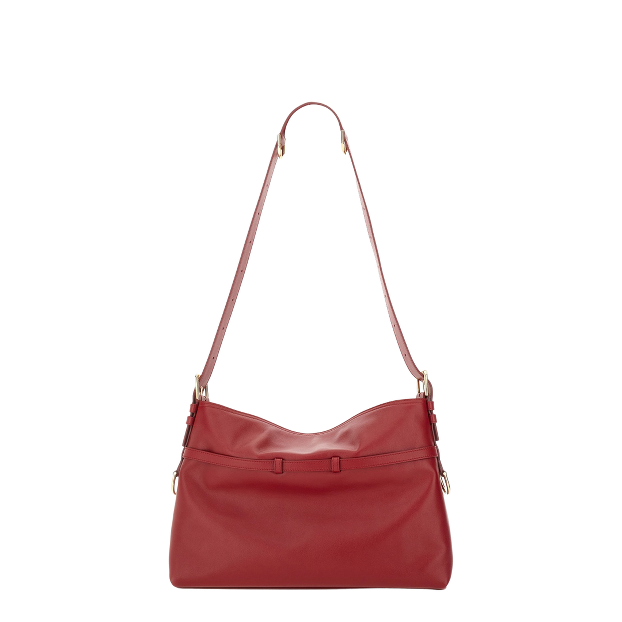 Medium Voyou Bag in Shiny Leather