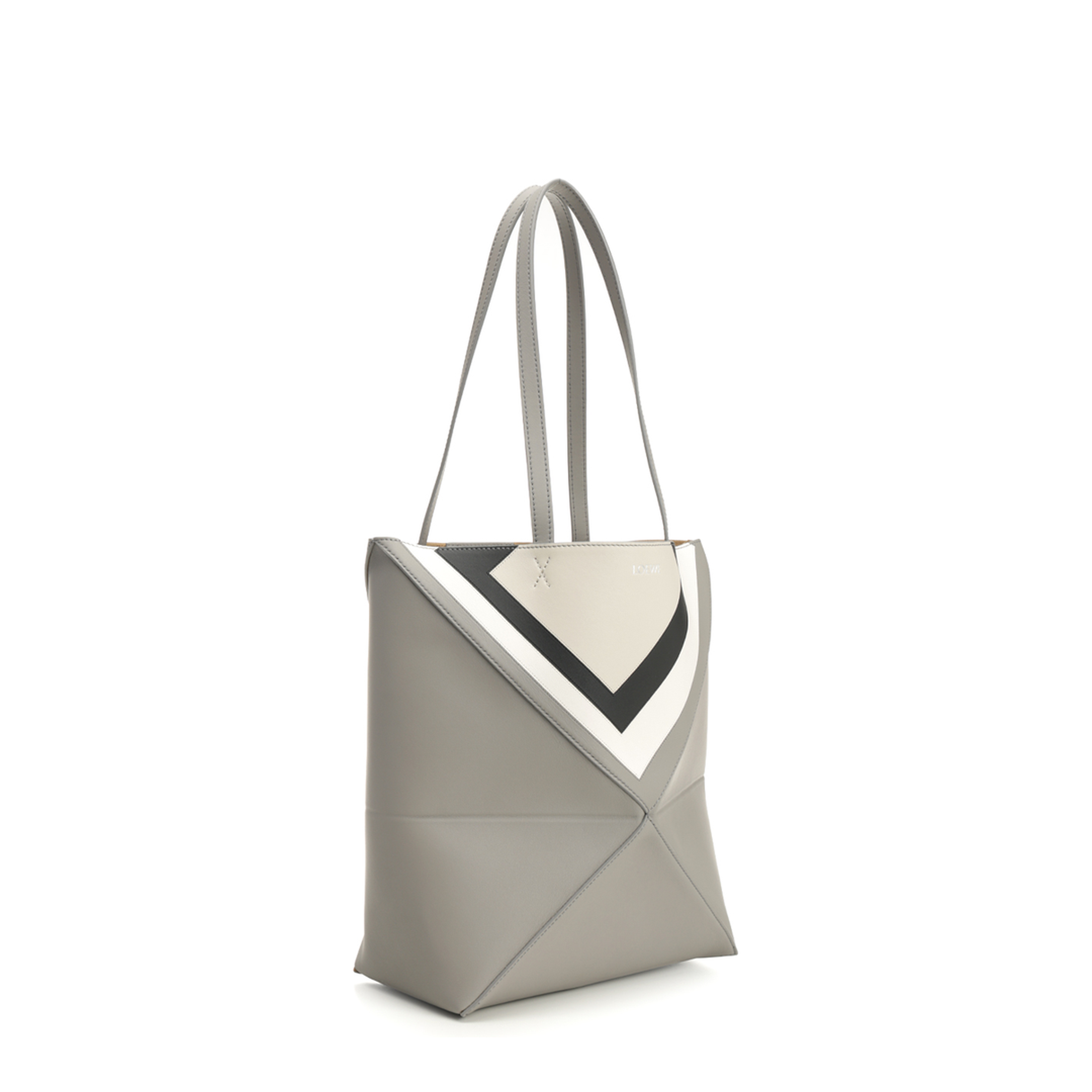 Medium Puzzle Fold Tote in Nappa Calfskin Multicolor