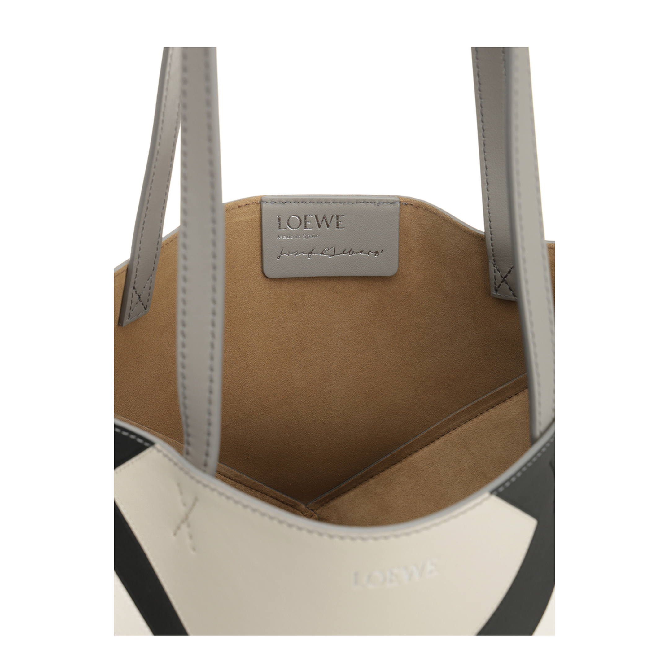 Medium Puzzle Fold Tote in Nappa Calfskin Multicolor