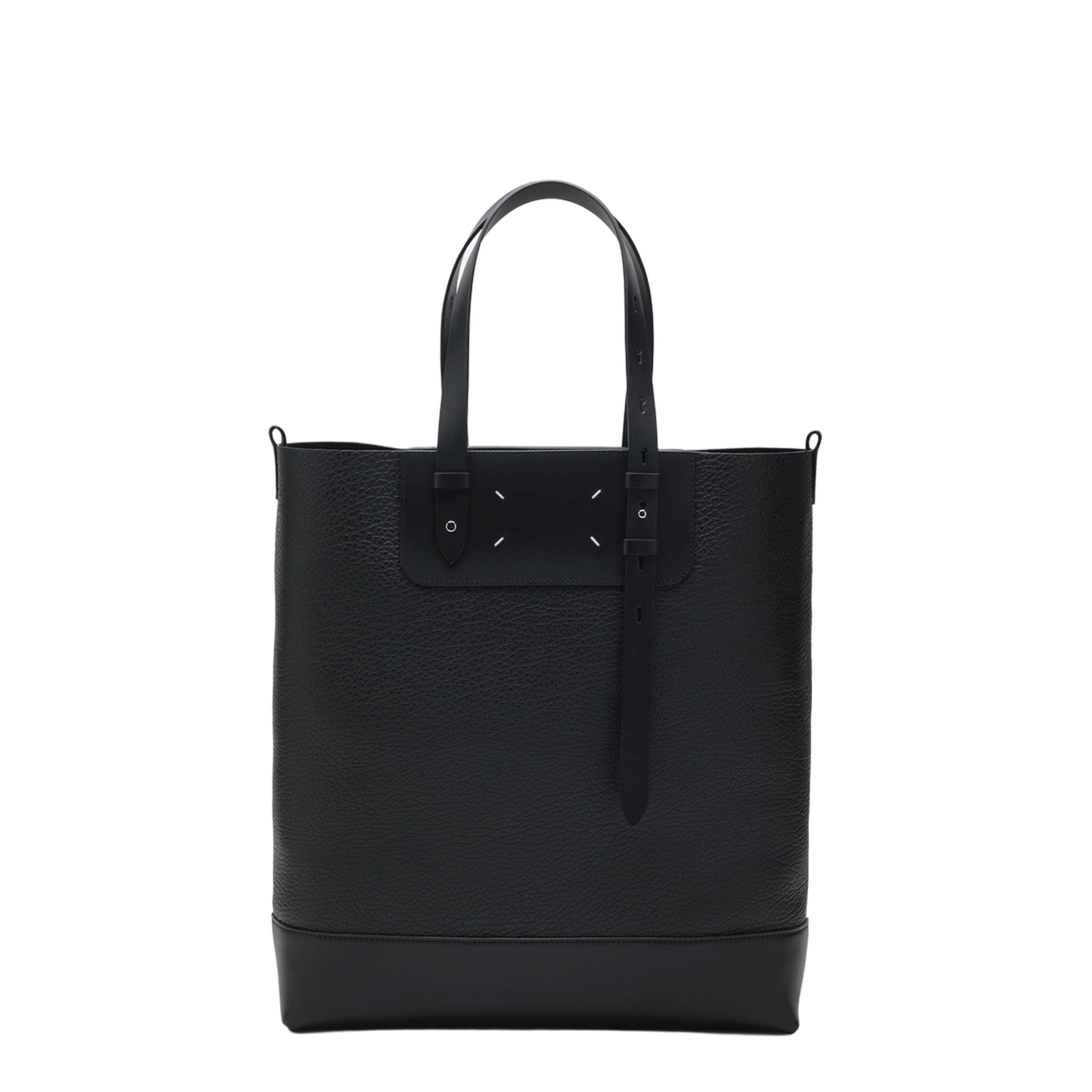 Black Vertical Shopping Bag