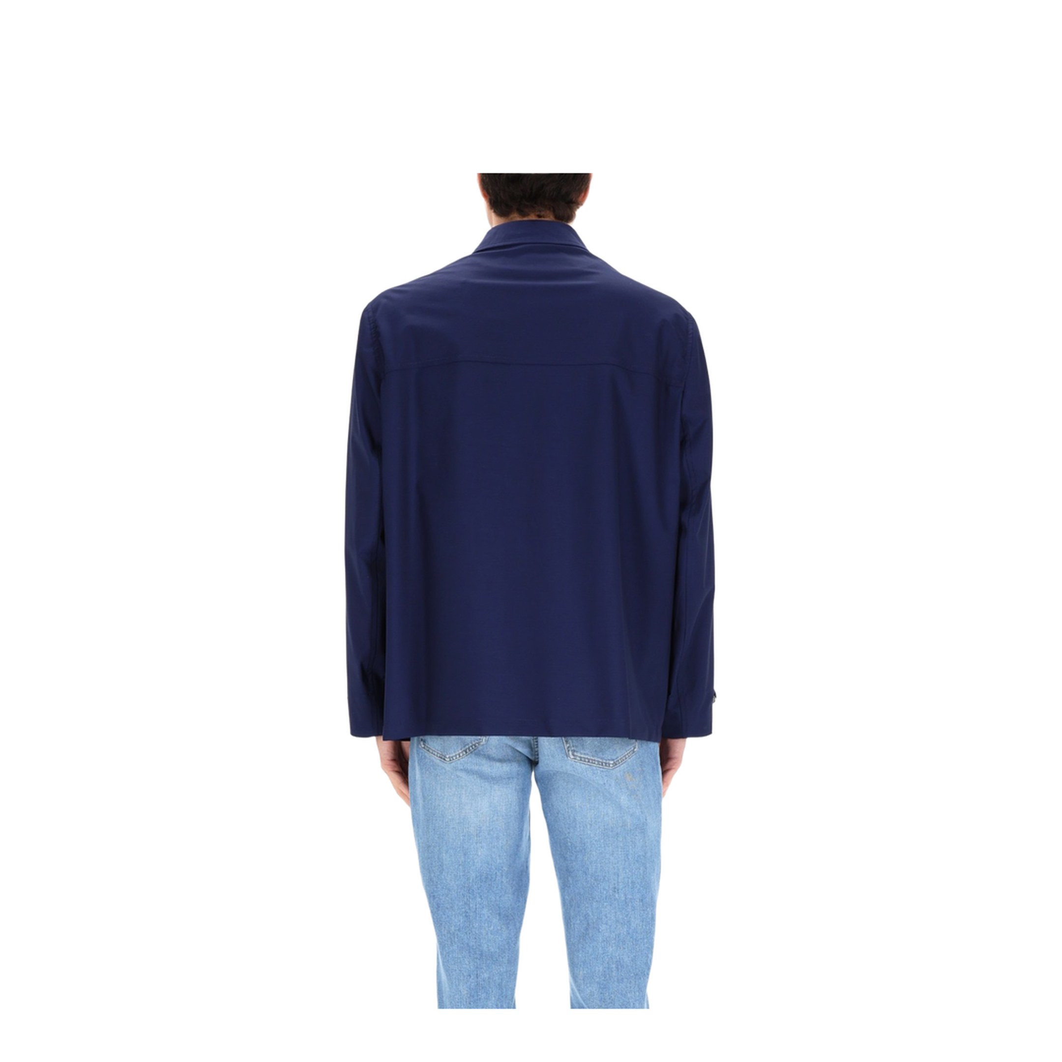 Men's Crinkle Reps Jacket Navy Blue