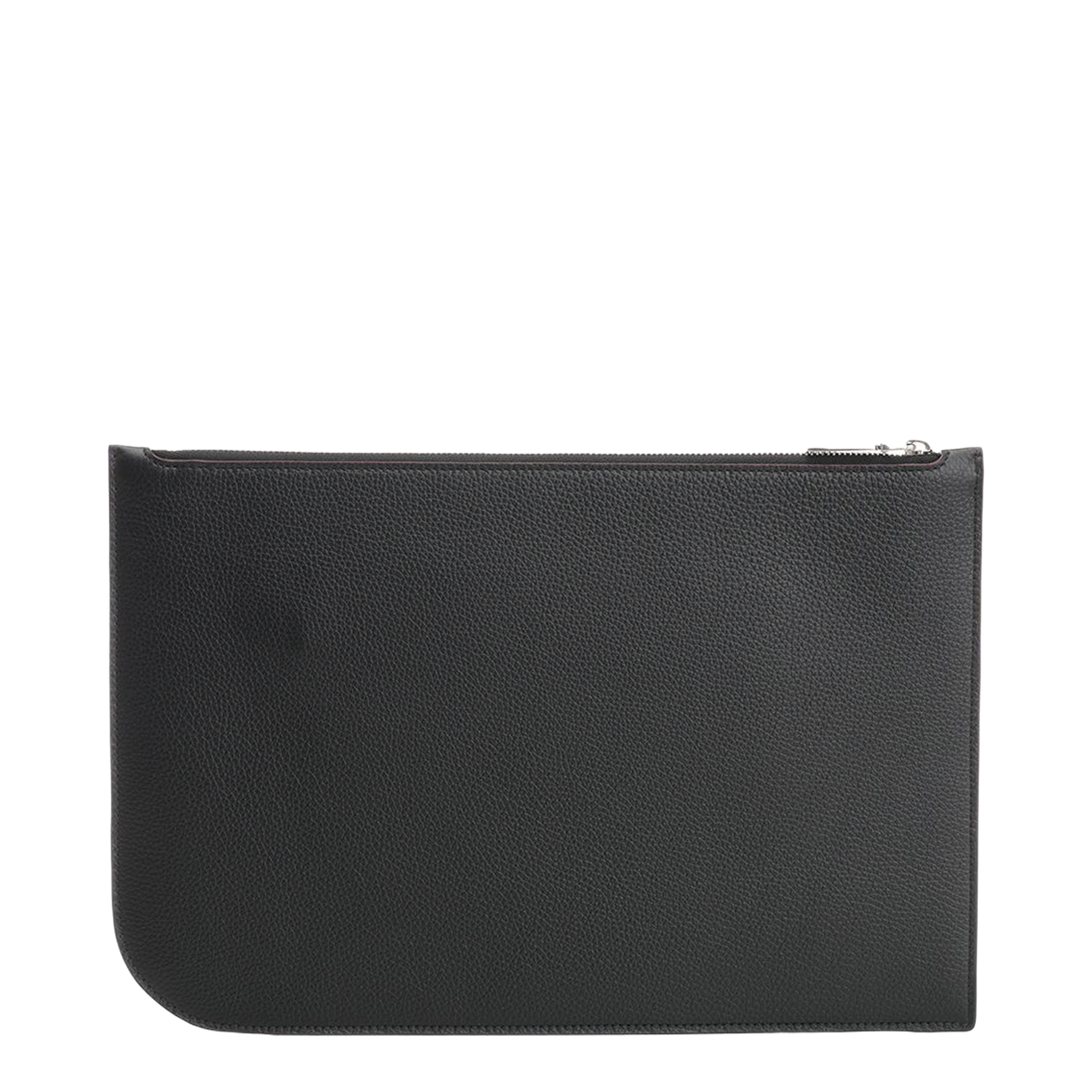 Black Leather Clutch Bag