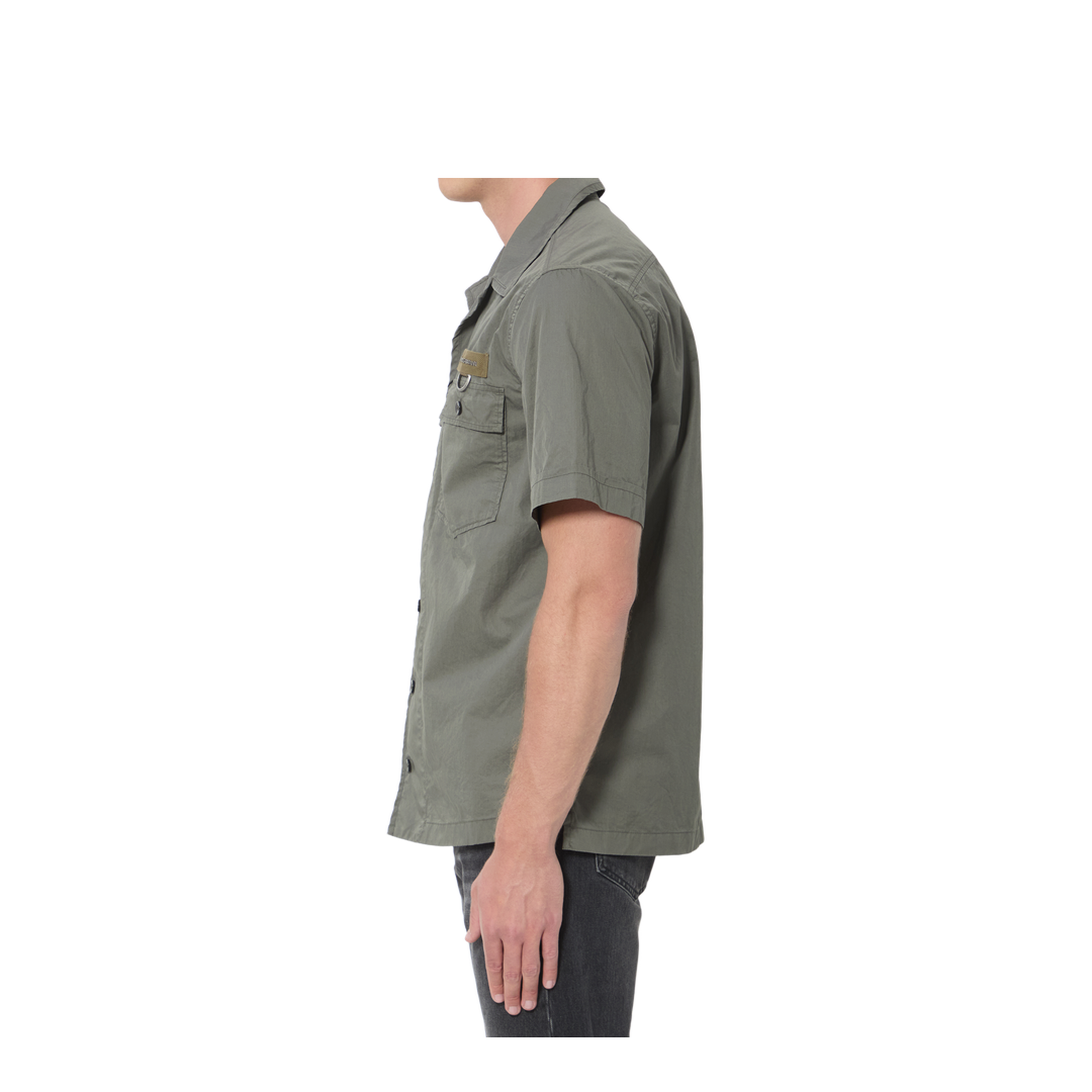 MAYFEYR - Dolce & Gabbana - Military Green Cotton Shirt - G50E3TFU5YPN0755