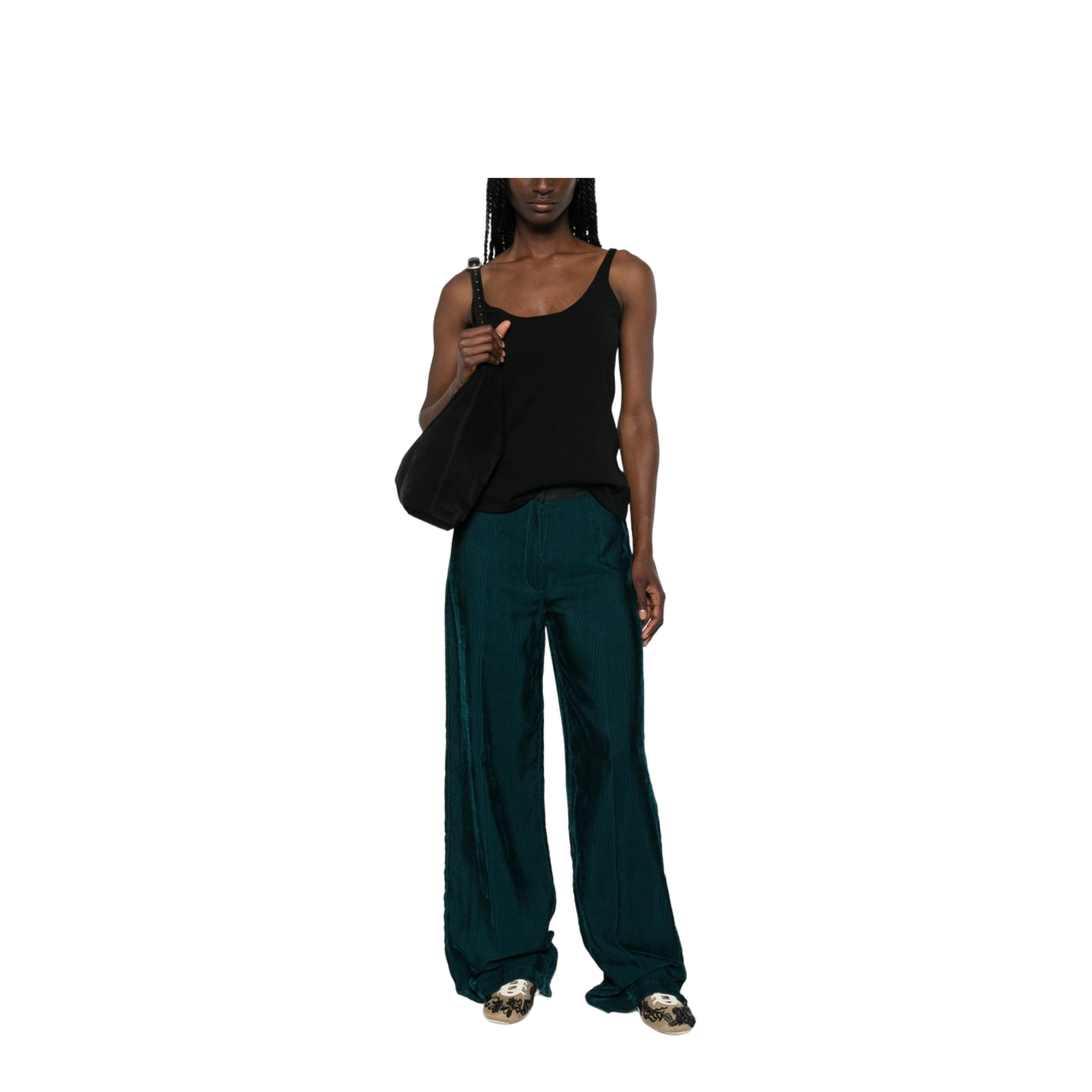 MAYFEYR - Forte Forte - Trousers Green - 15043MYPANTSJADE