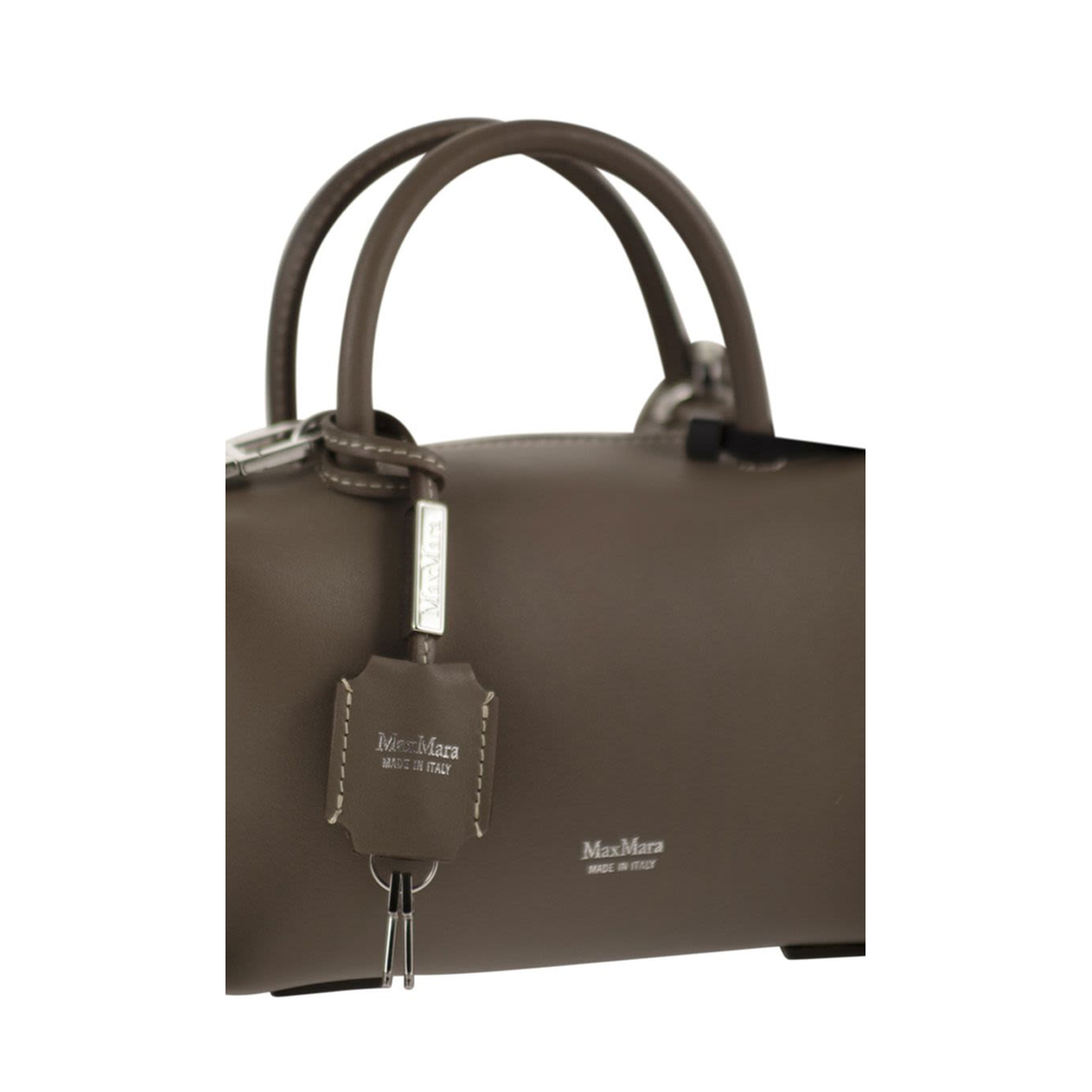 Small Natural Leather Satchel